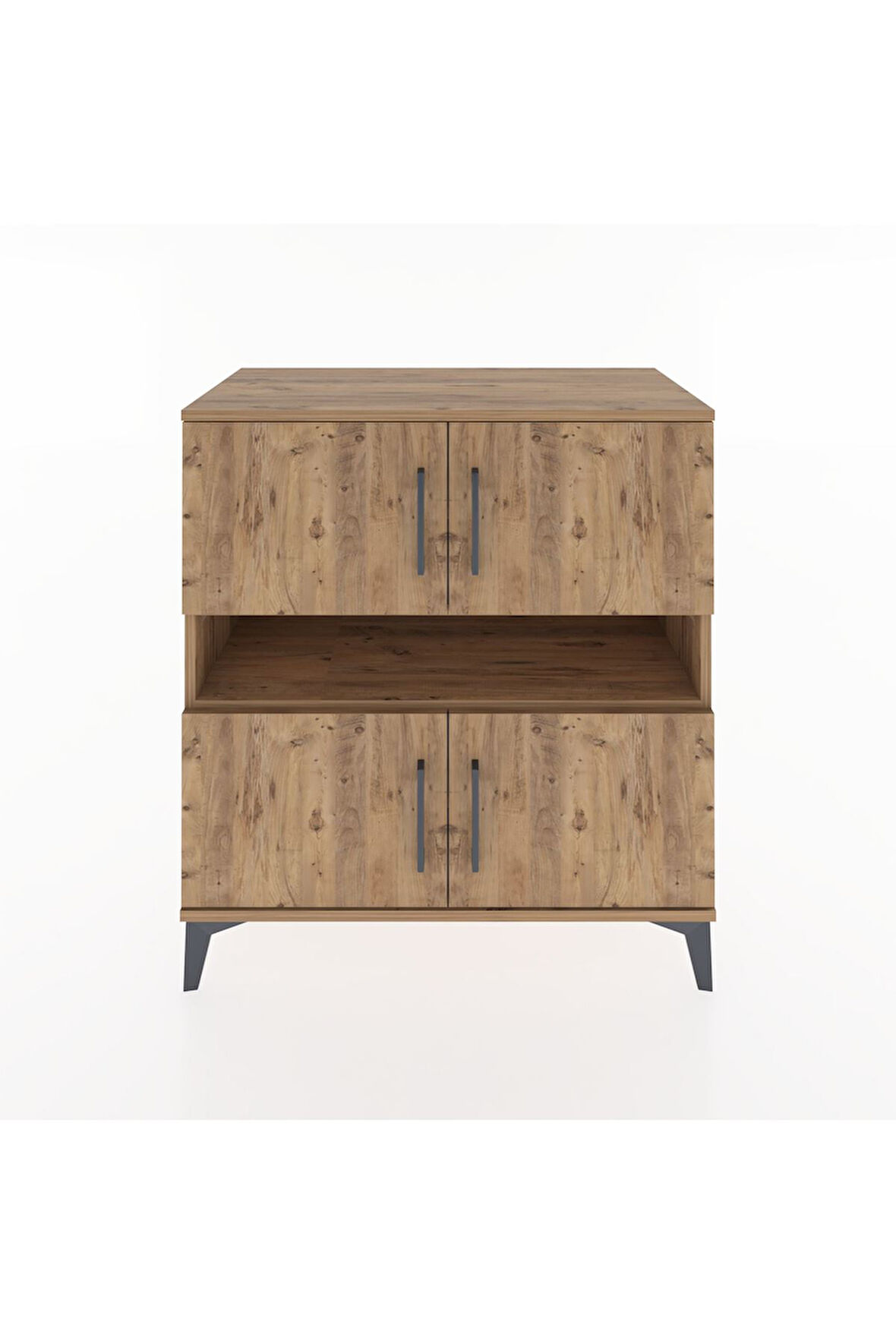 Hyperion Şifonyer 5 Raflı 4 Kapaklı 88x44x96 Çam-Çam