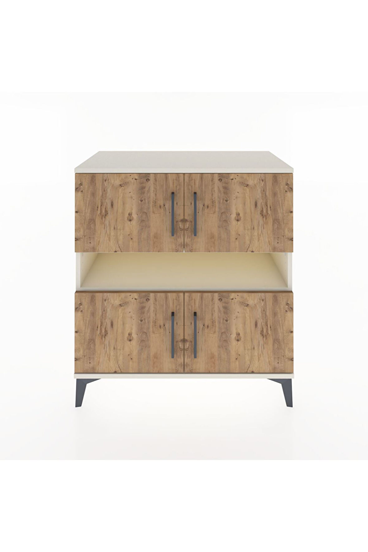 Hyperion Şifonyer 2 Raflı 4 Kapaklı 88x44x96 Aytaşı-Çam