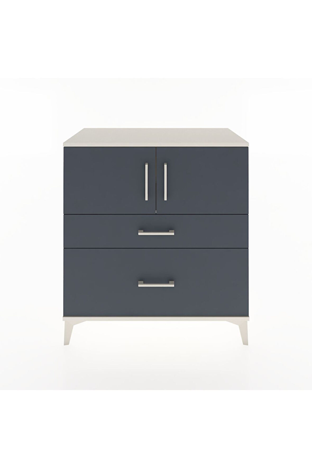 Hyperion Şifonyer 2 Raflı 2 Çekmeceli 2 Kapaklı 88x44x96 Aytaşı-Antrasit