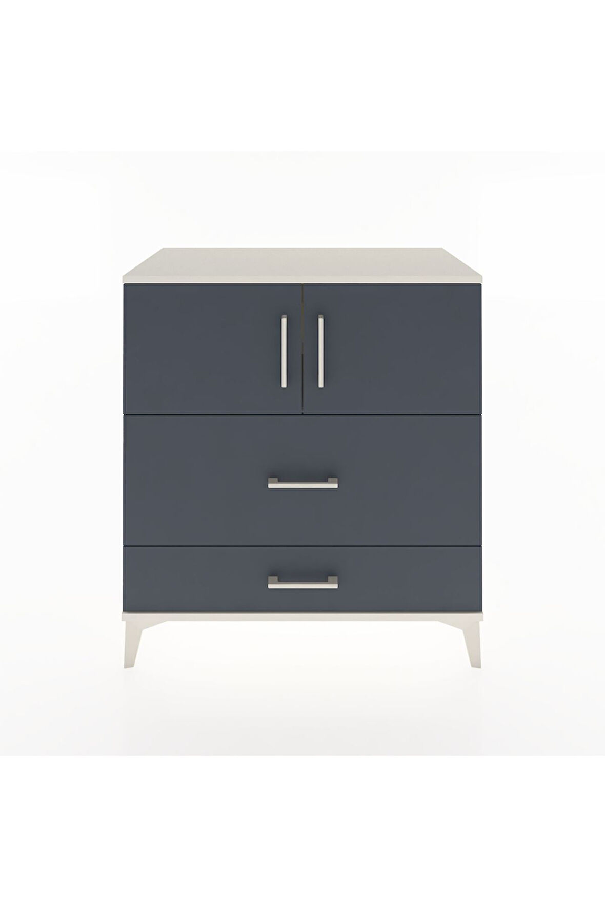 Hyperion Şifonyer 2 Raflı 2 Çekmeceli 2 Kapaklı 88x44x96 Aytaşı-Antrasit