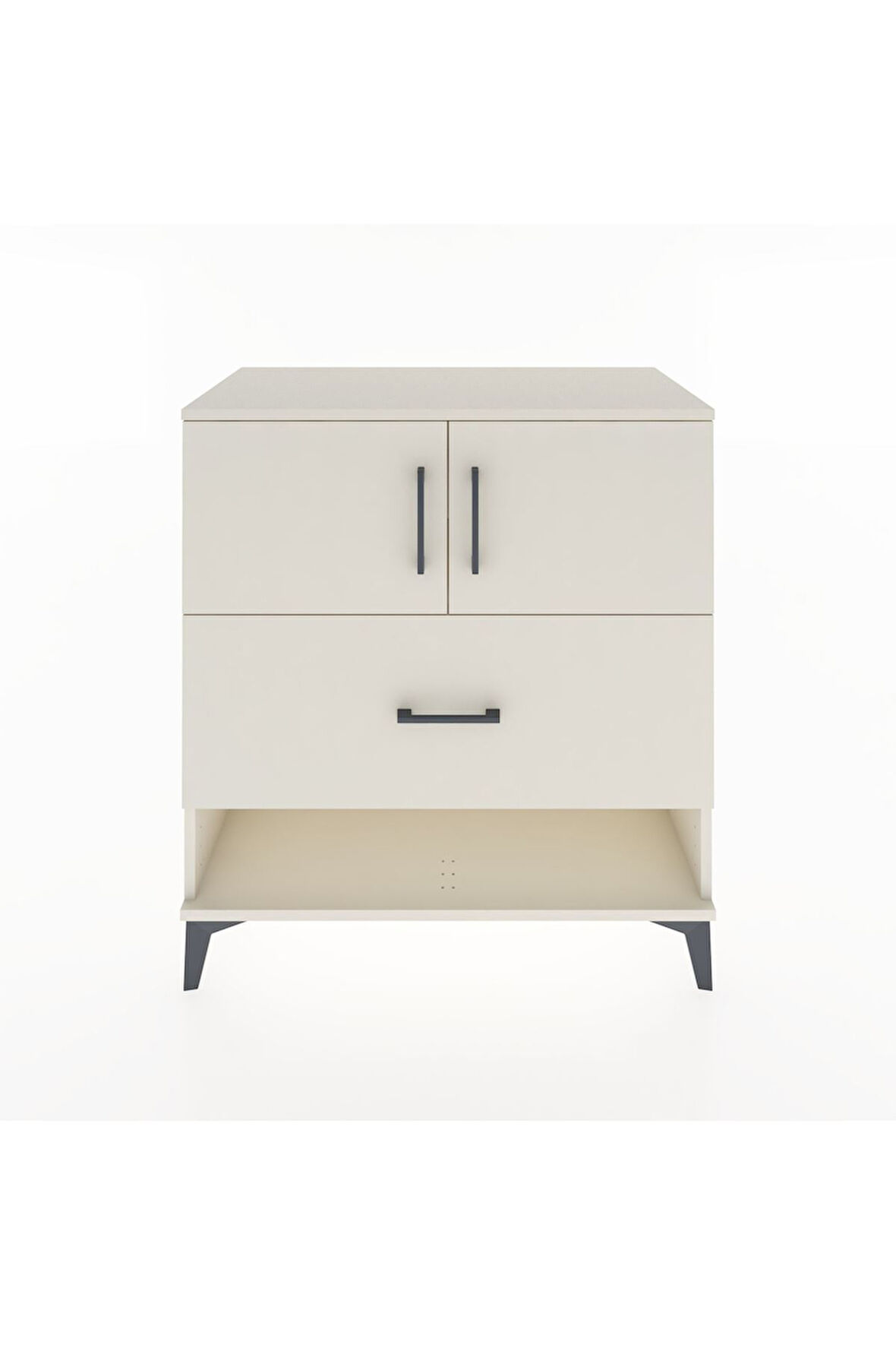 Hyperion Şifonyer 2 Raflı Tek Çekmeceli 2 Kapaklı 88x44x96 Aytaşı-Aytaşı