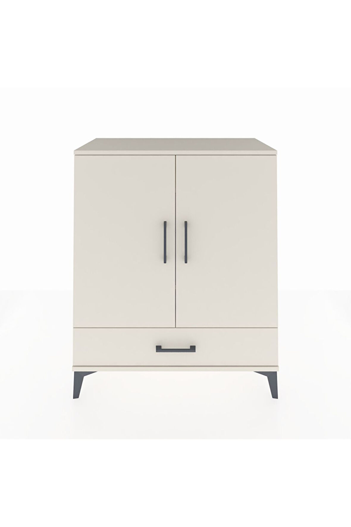 Hyperion Şifonyer 3 Raflı Tek Çekmeceli 2 Kapaklı 88x44x106 Aytaşı-Aytaşı