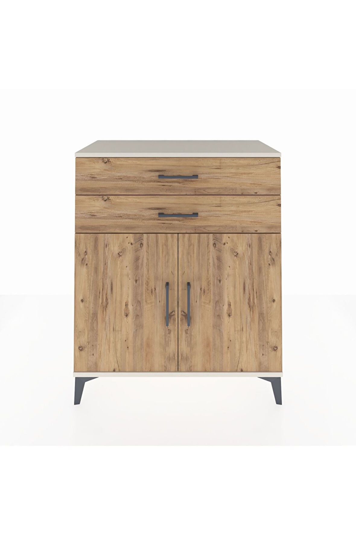 Hyperion Şifonyer Tek Raflı 2 Çekmeceli 2 Kapaklı 88x44x106 Aytaşı-Çam