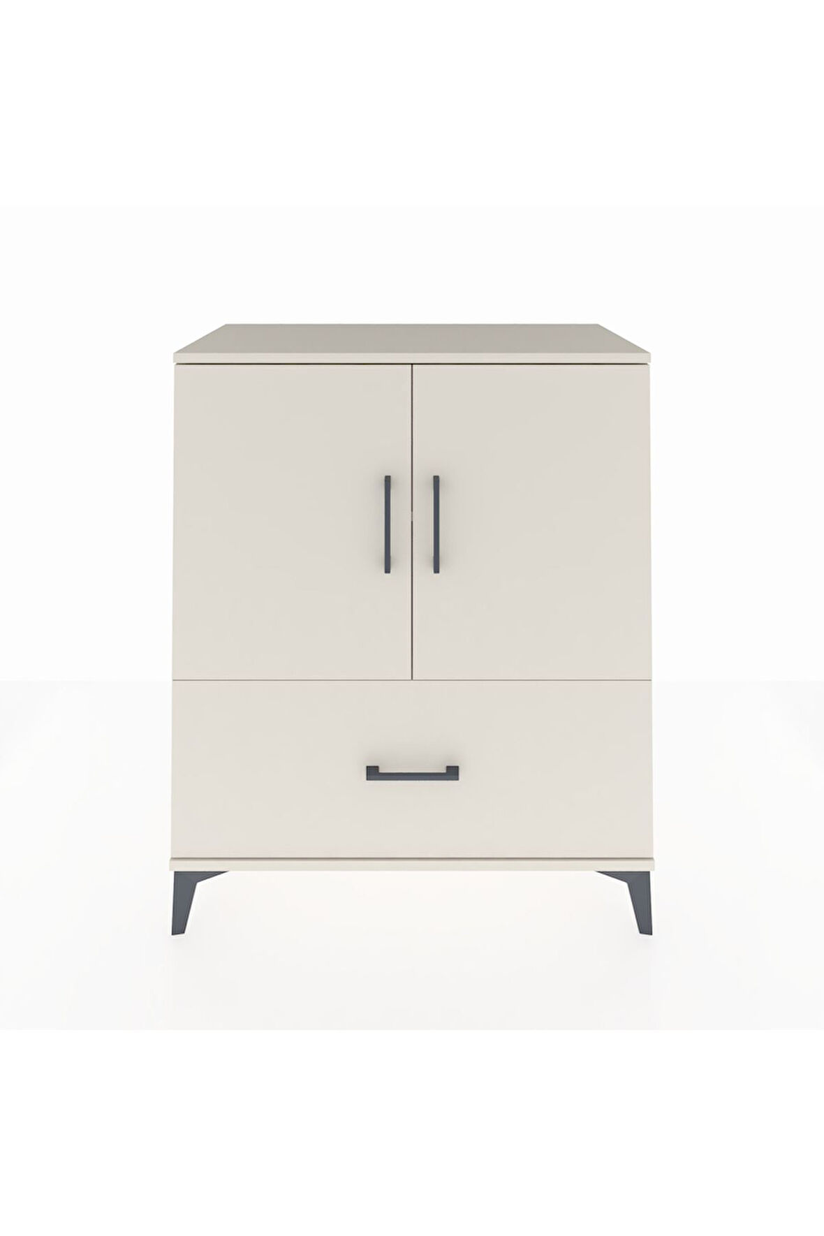 Hyperion Şifonyer 2 Raflı Tek Çekmeceli 2 Kapaklı 88x44x106 Aytaşı-Aytaşı