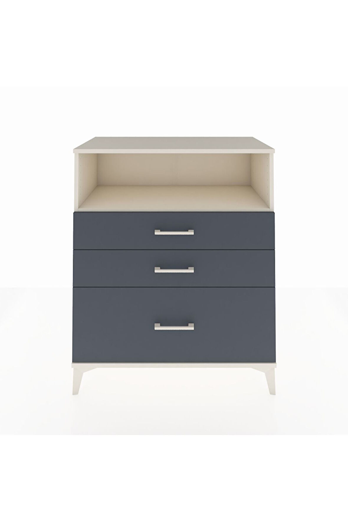 Hyperion Şifonyer Tek Raflı 3 Çekmeceli 88x44x106 Aytaşı-Antrasit