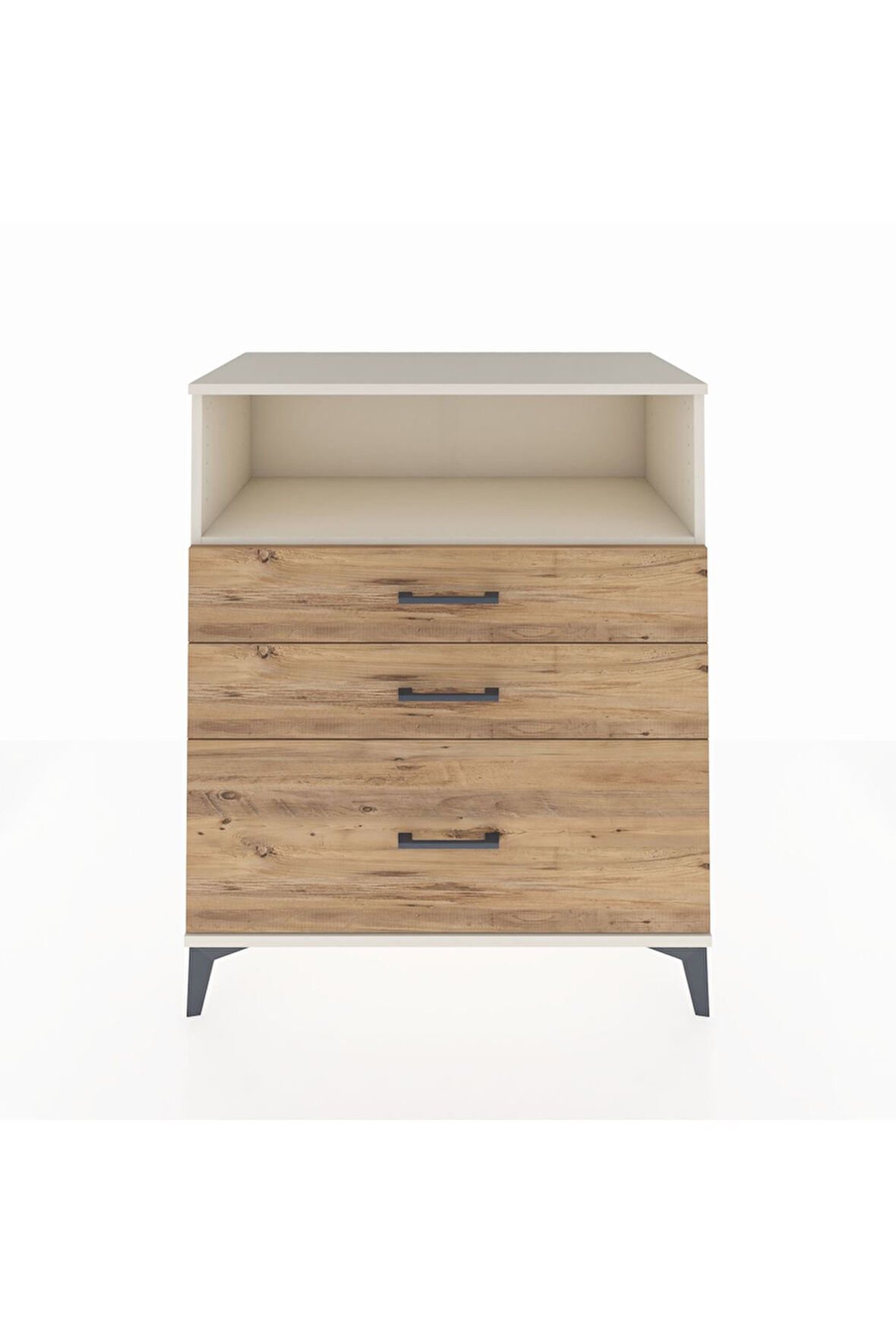 Hyperion Şifonyer Tek Raflı 3 Çekmeceli 88x44x106 Aytaşı-Çam