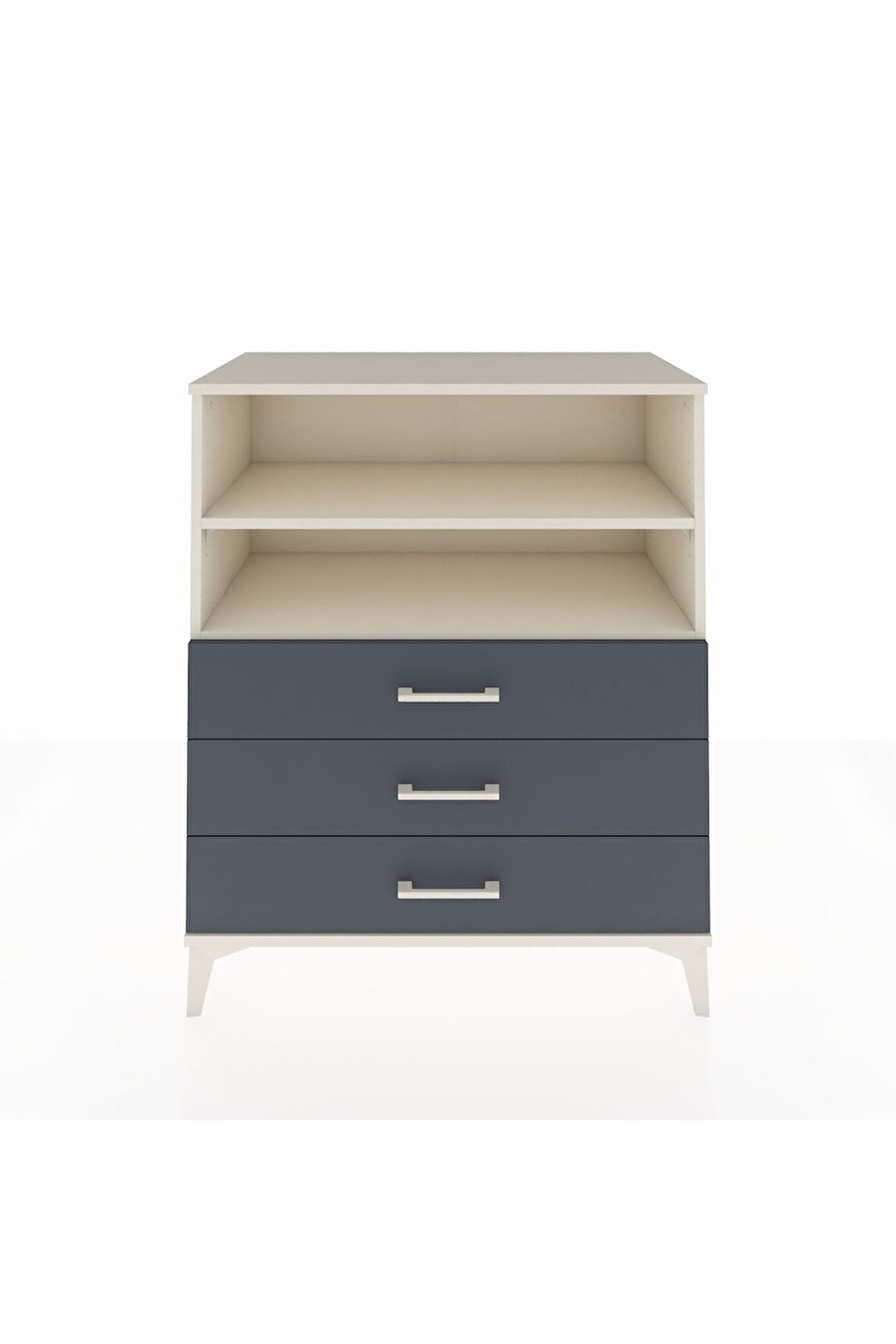 Hyperion Şifonyer 2 Raflı 3 Çekmeceli 88x44x106 Aytaşı-Antrasit