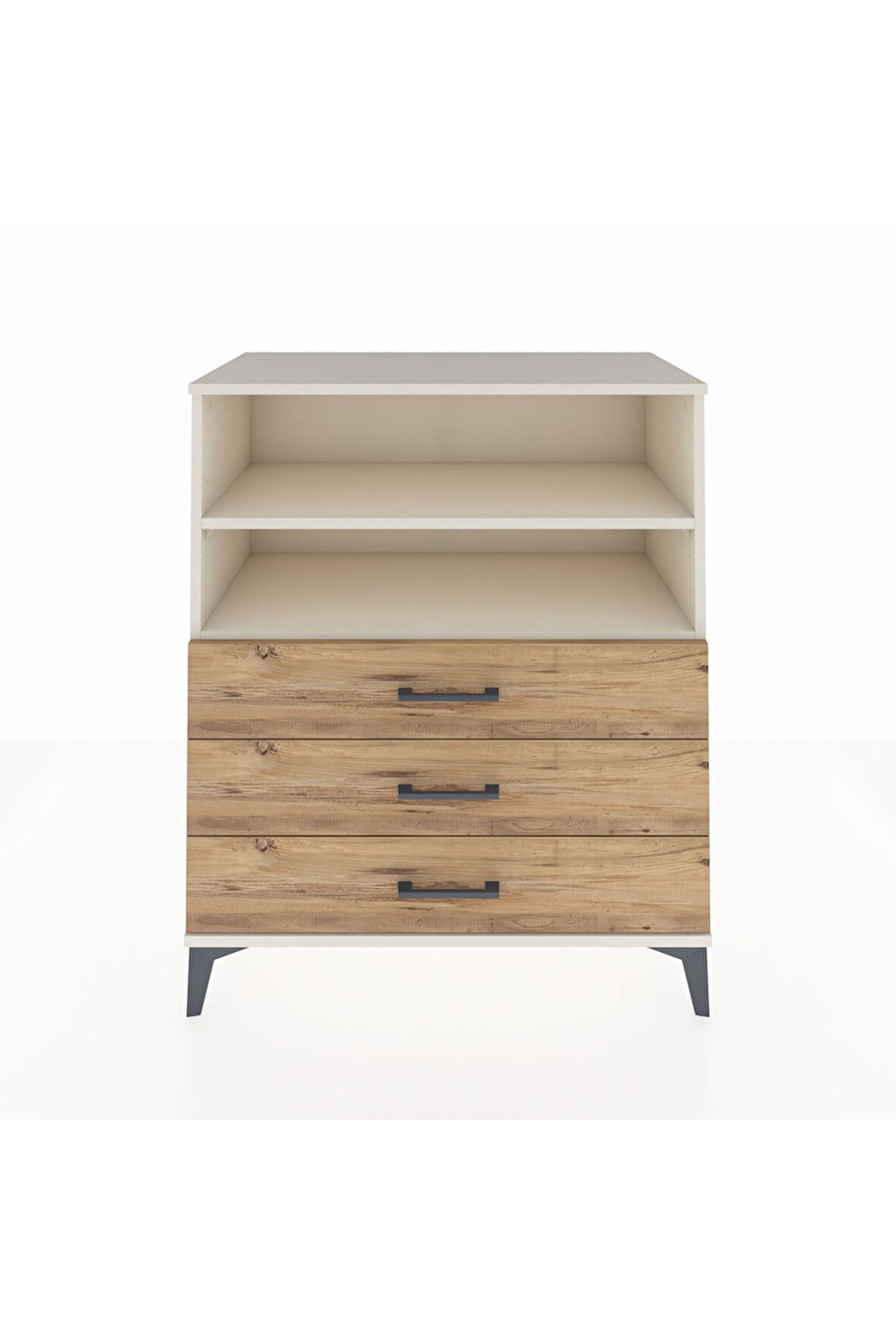 Hyperion Şifonyer 2 Raflı 3 Çekmeceli 88x44x106 Aytaşı-Çam