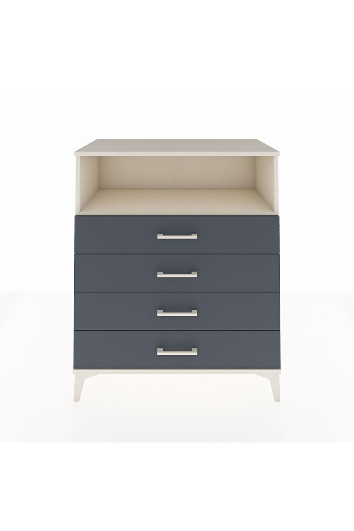 Hyperion Şifonyer Tek Raflı 4 Çekmeceli 88x44x106 Aytaşı-Antrasit