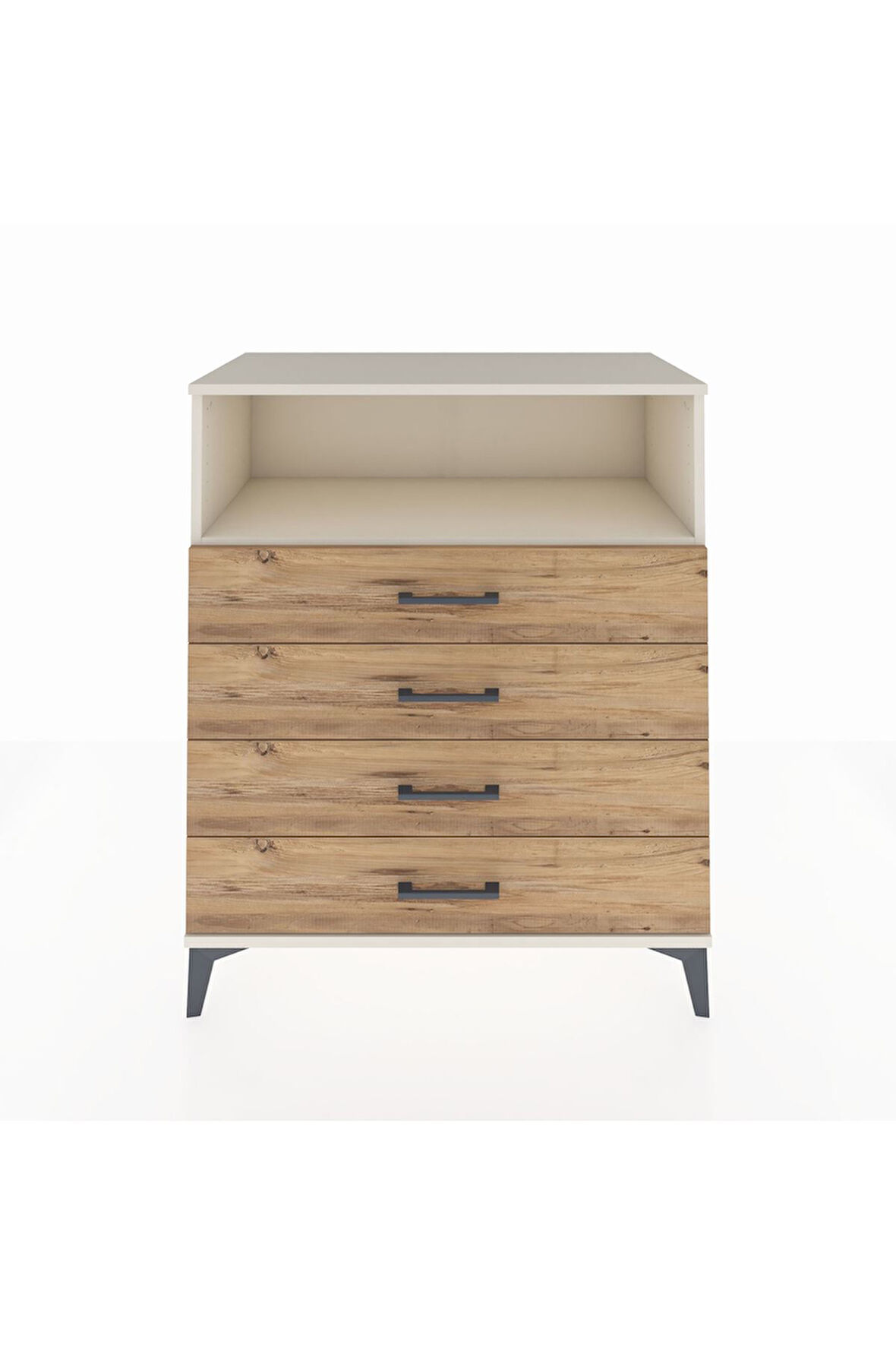 Hyperion Şifonyer Tek Raflı 4 Çekmeceli 88x44x106 Aytaşı-Çam