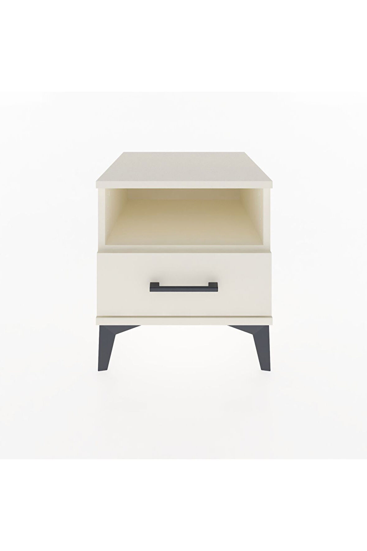 Hyperion Komodin Tek Raflı Tek Çekmeceli 44x44x48 Aytaşı-Aytaşı