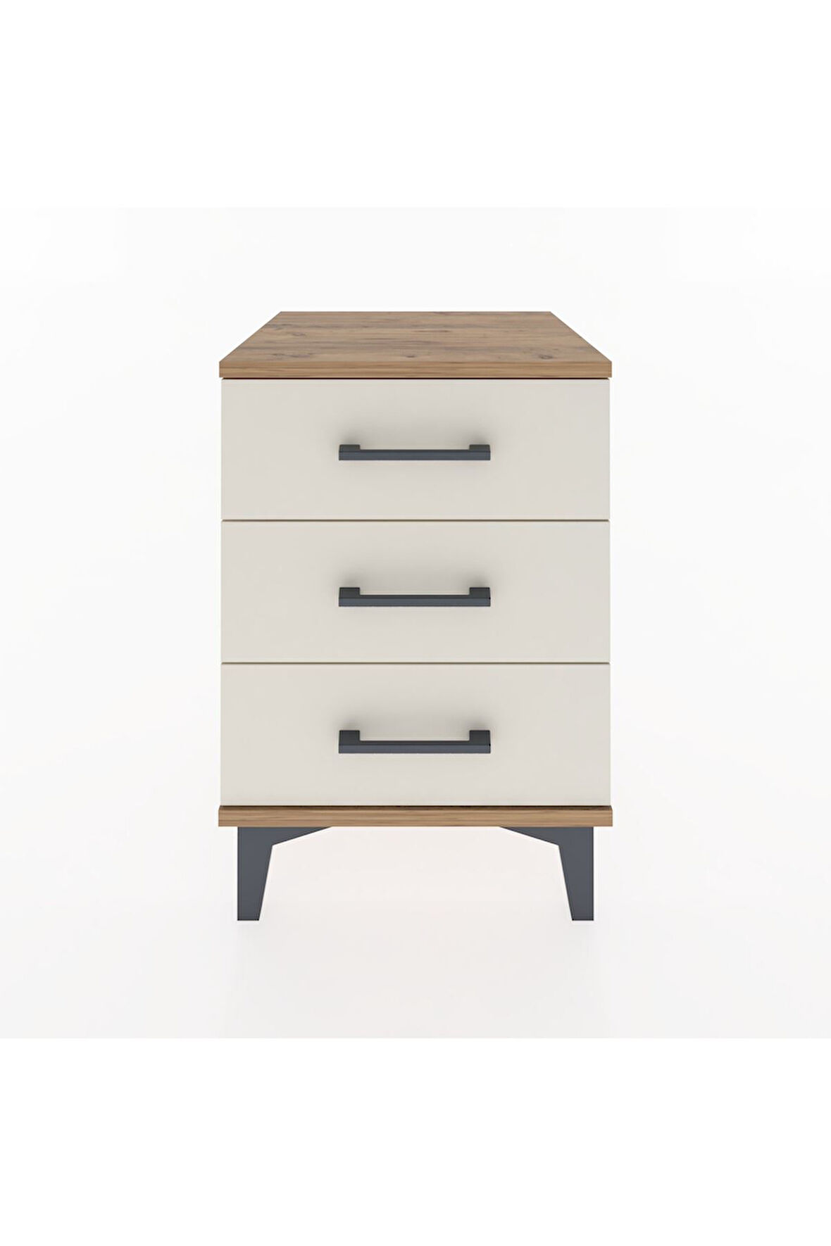 Hyperion Komodin 3 Çekmeceli 44x44x64 Çam-Aytaşı