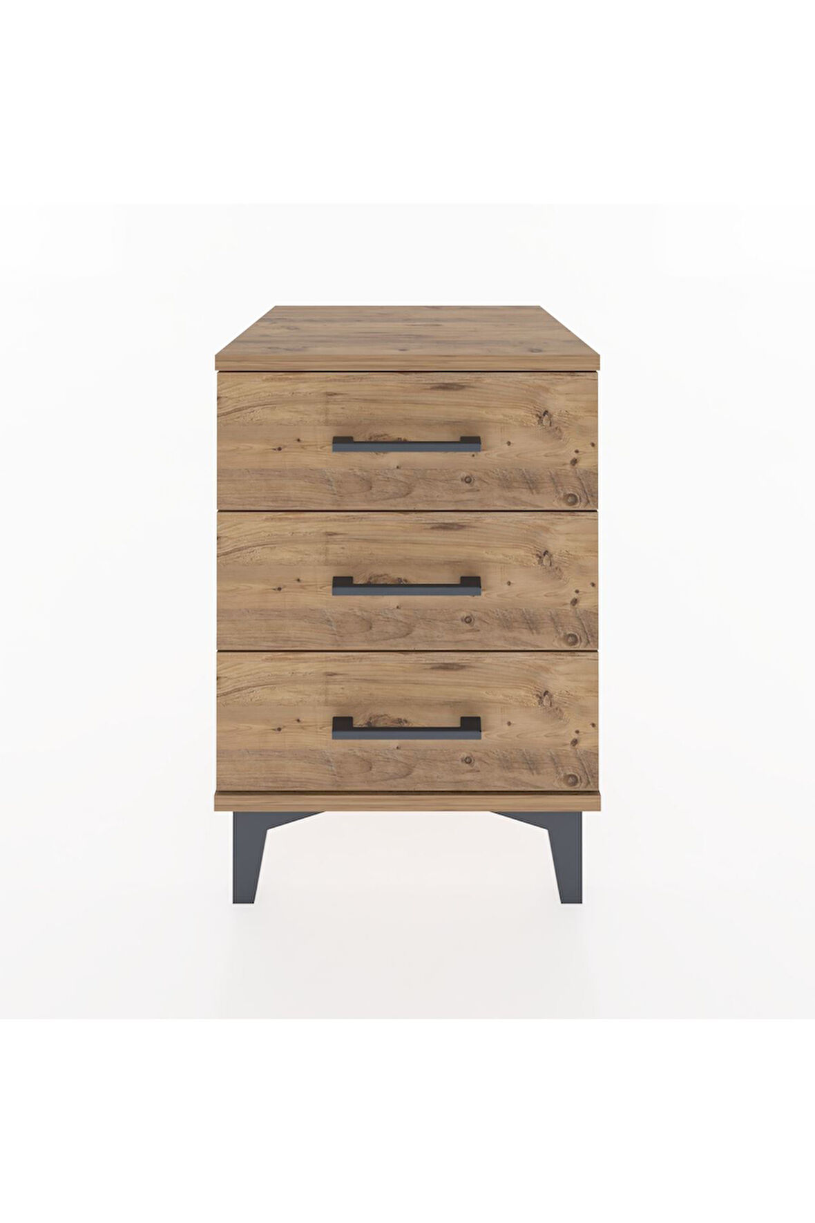 Hyperion Komodin 3 Çekmeceli 44x44x64 Çam-Çam