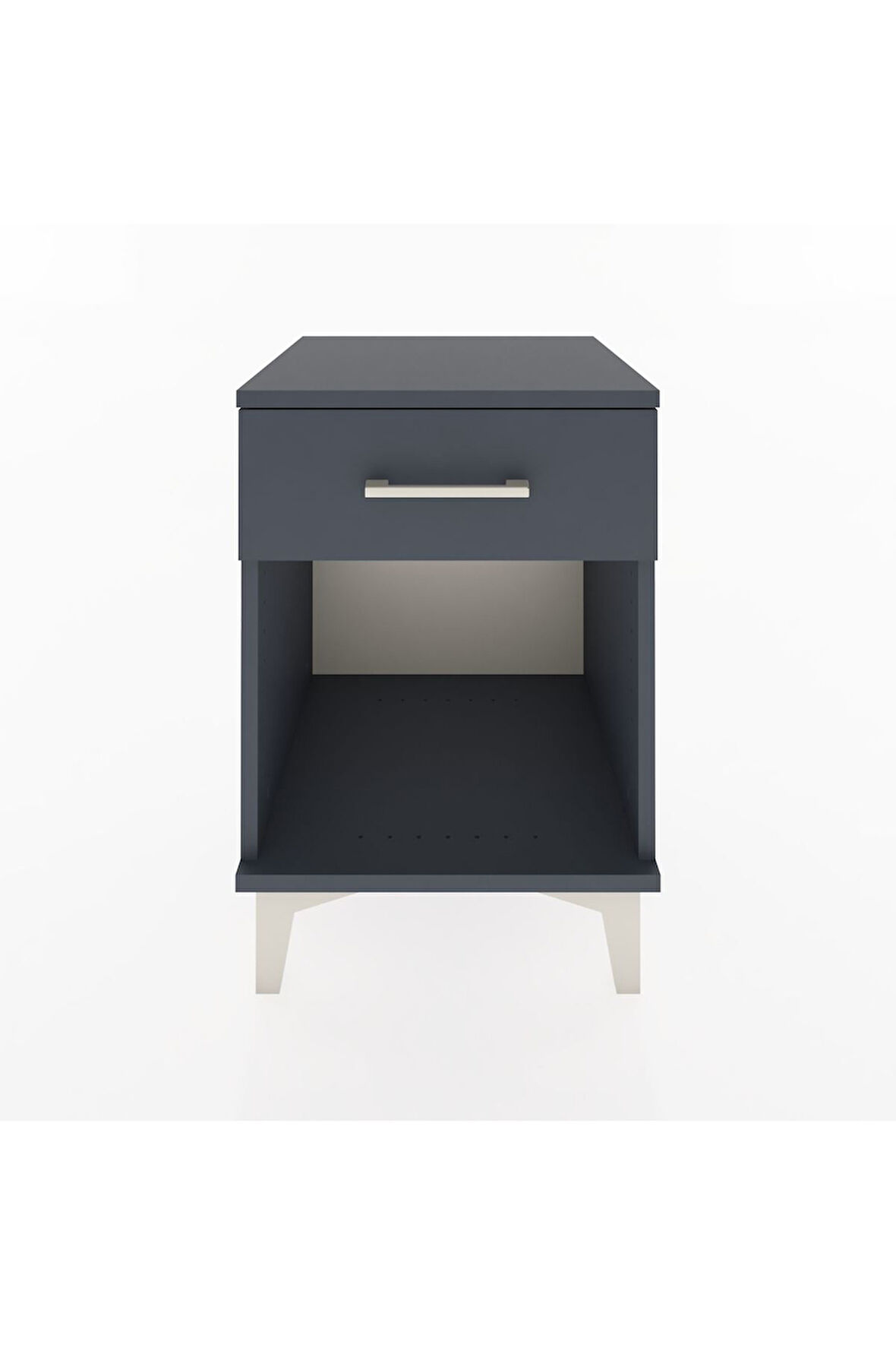 Hyperion Komodin Tek Çekmeceli 44x44x64 Antrasit-Antrasit