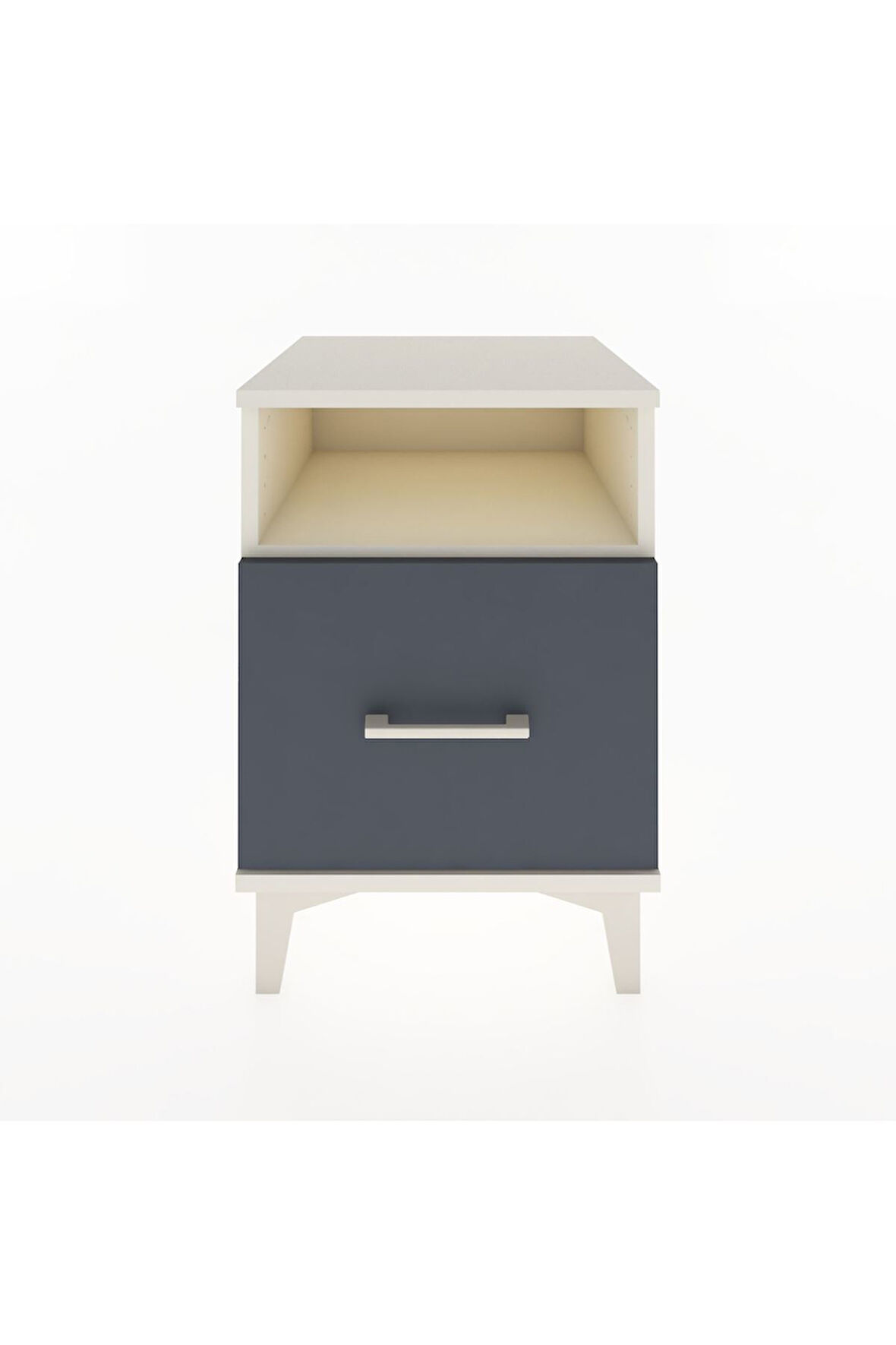 Hyperion Komodin Tek Raflı Tek Çekmeceli 44x44x64 Aytaşı-Antrasit