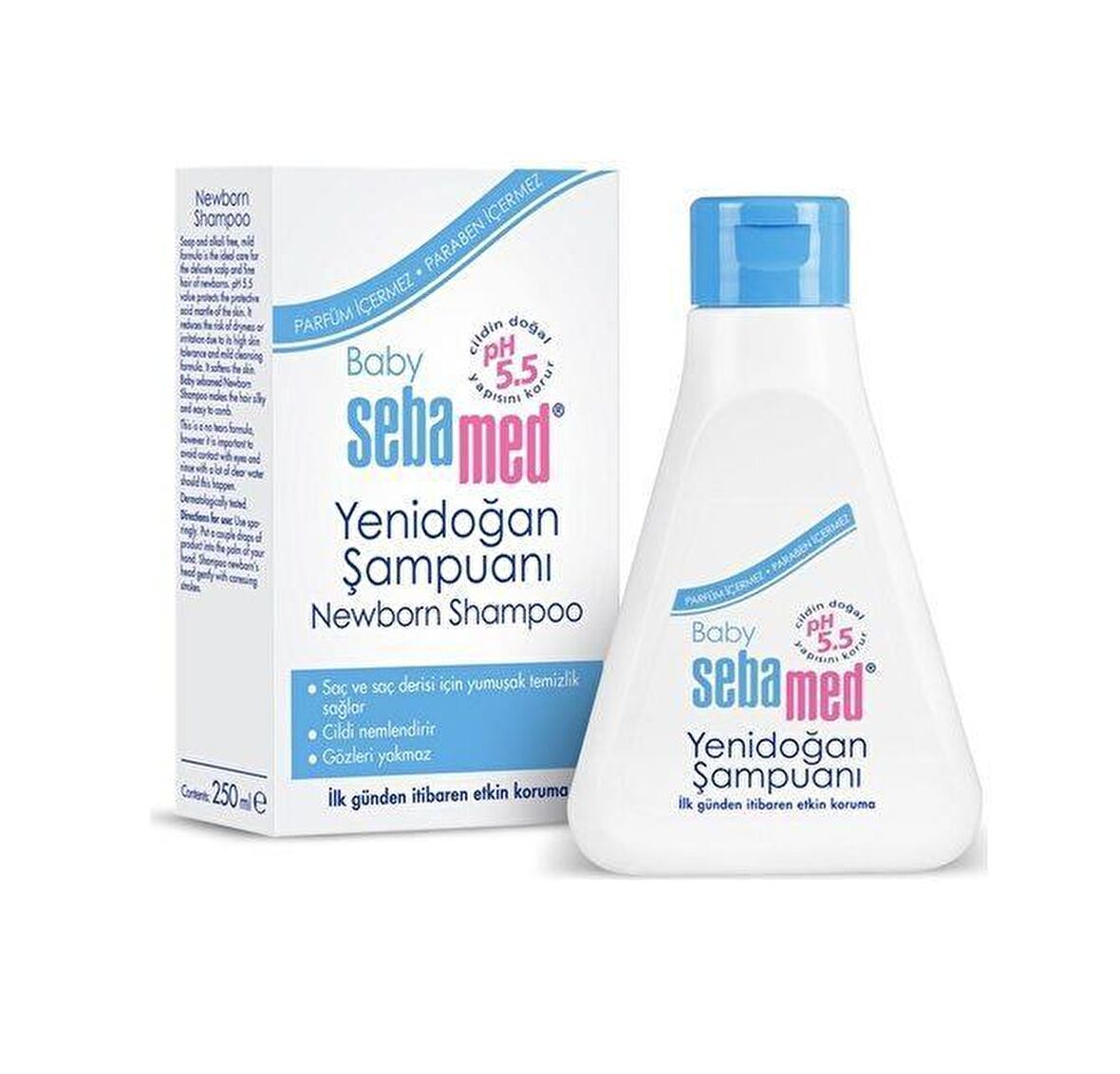 Sebamed Baby Göz Yakmayan Papatya Özlü Yenidoğan Uyumlu Bebek Şampuanı 250 ml