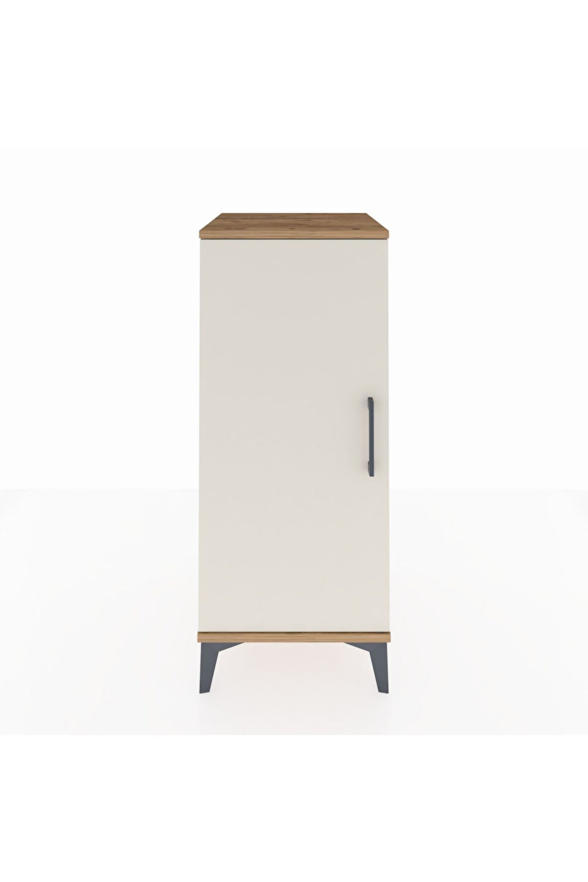 Hyperion Komodin 2 Raflı Tek Kapaklı 44x44x106 Çam-Aytaşı