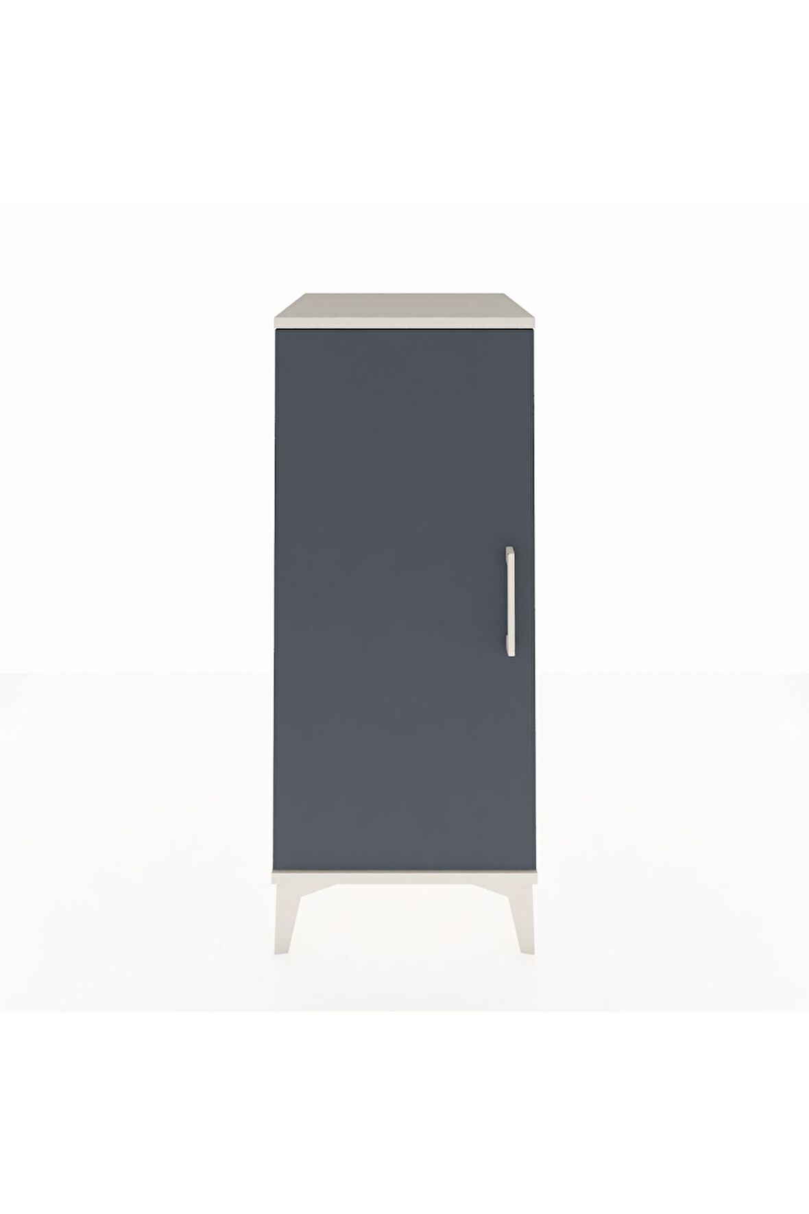 Hyperion Komodin Tek Raflı Tek Kapaklı 44x44x106 Aytaşı-Antrasit