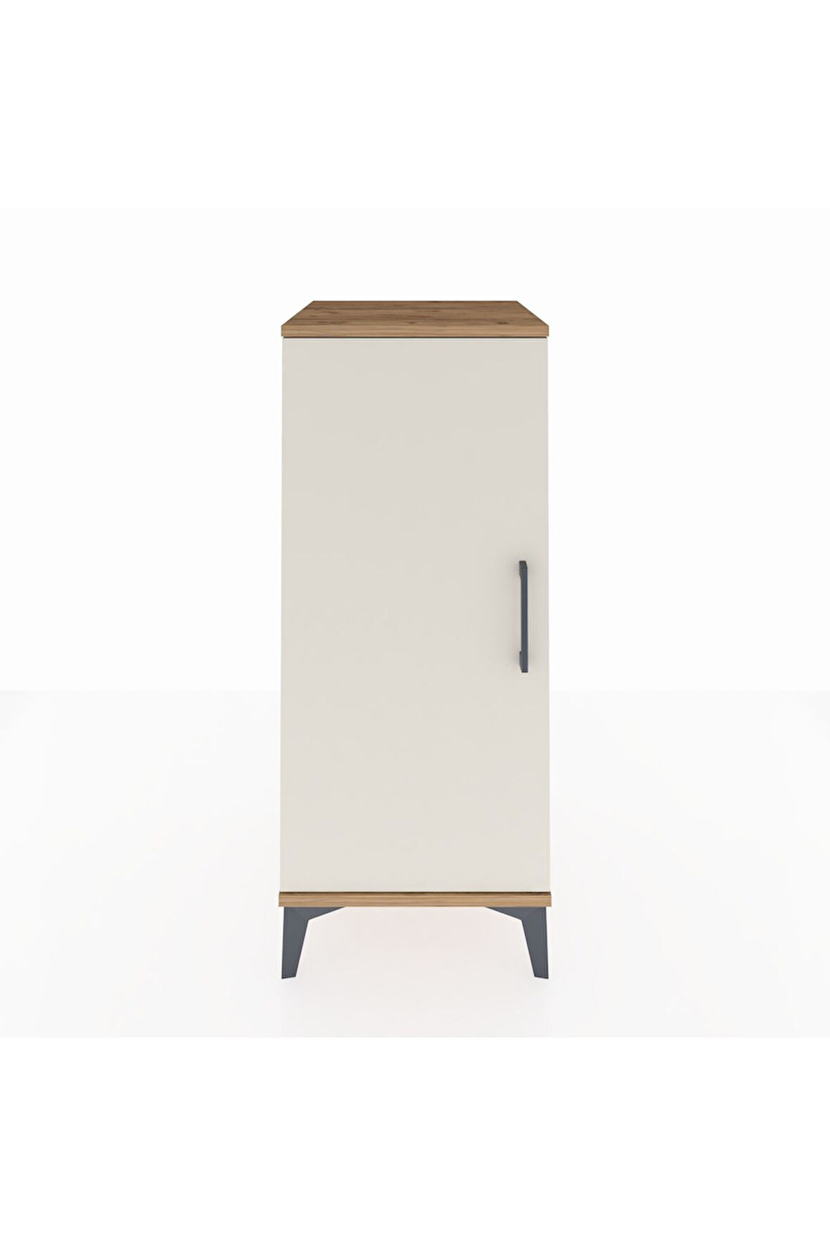 Hyperion Komodin Tek Raflı Tek Kapaklı 44x44x106 Çam-Aytaşı