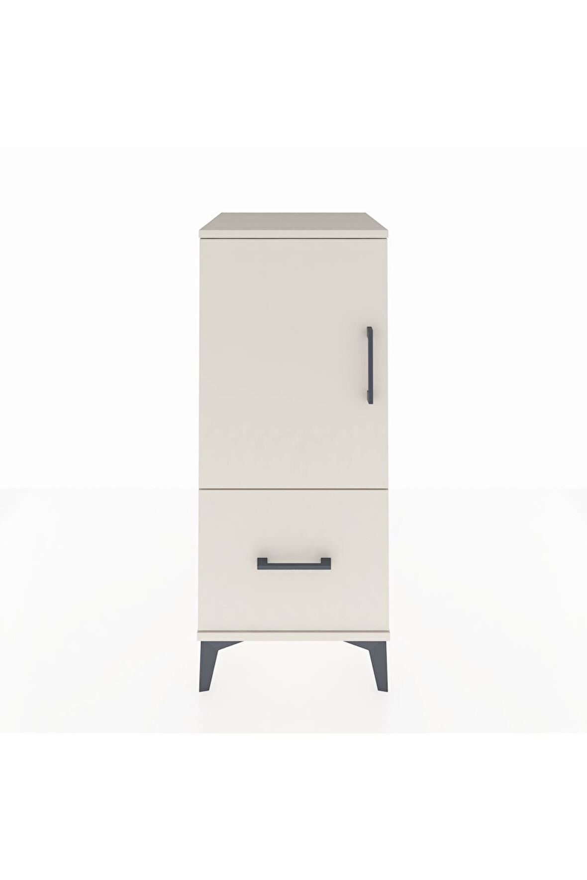 Hyperion Komodin 2 Raflı Tek Çekmeceli Tek Kapaklı 44x44x106 Aytaşı-Aytaşı