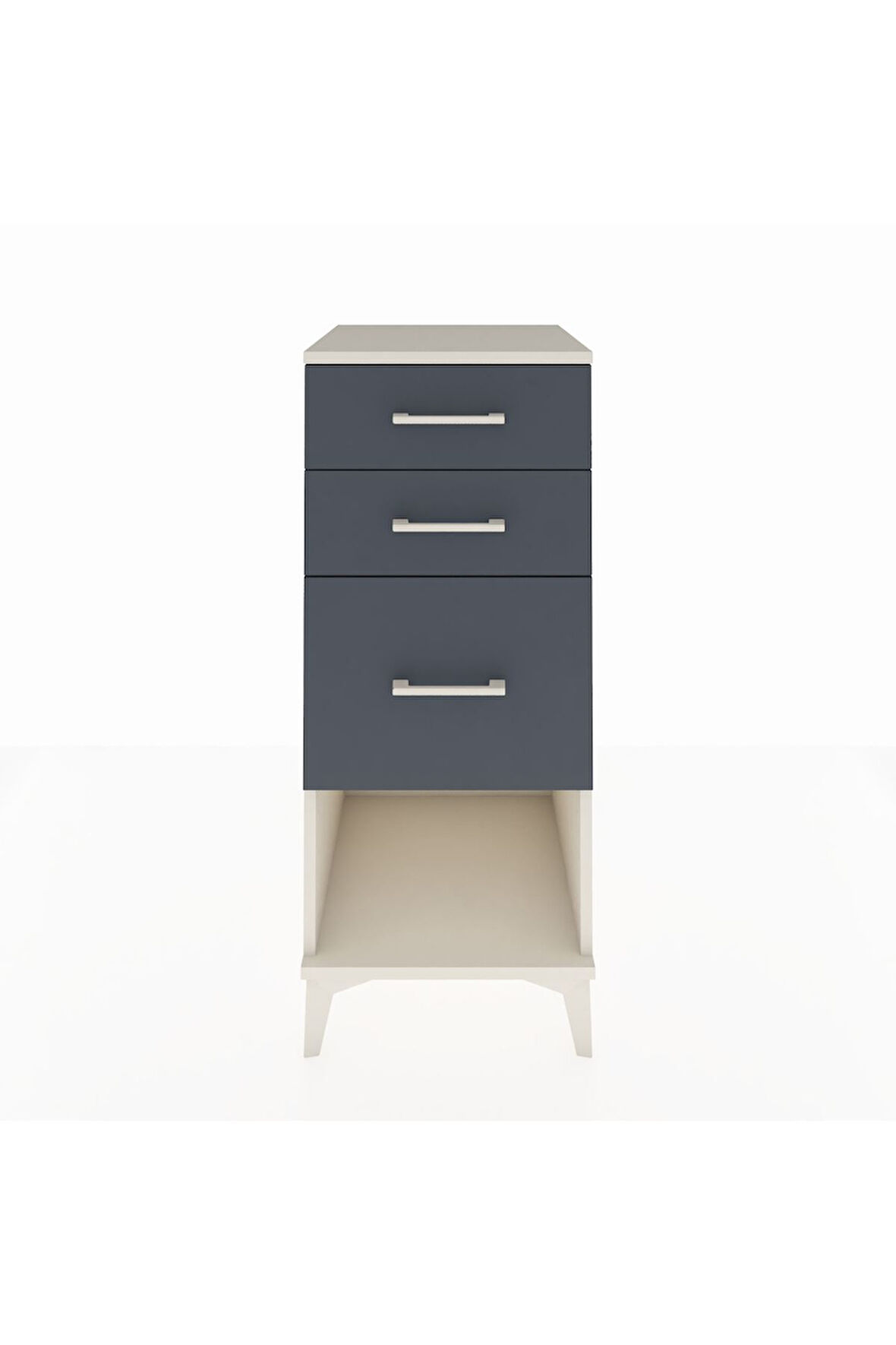 Hyperion Komodin 3 Çekmeceli 44x44x106 Aytaşı-Antrasit