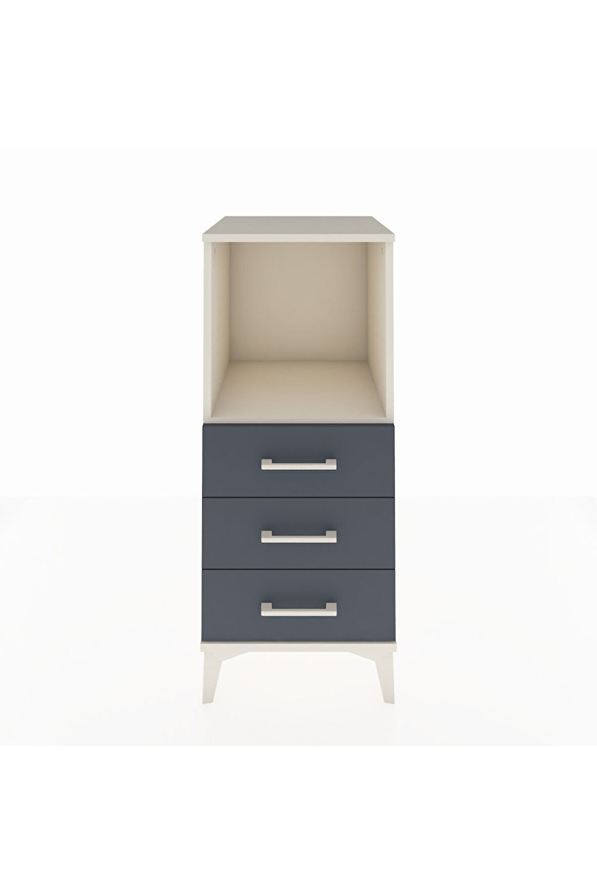 Hyperion Komodin Tek Raflı 3 Çekmeceli 44x44x106 Aytaşı-Antrasit