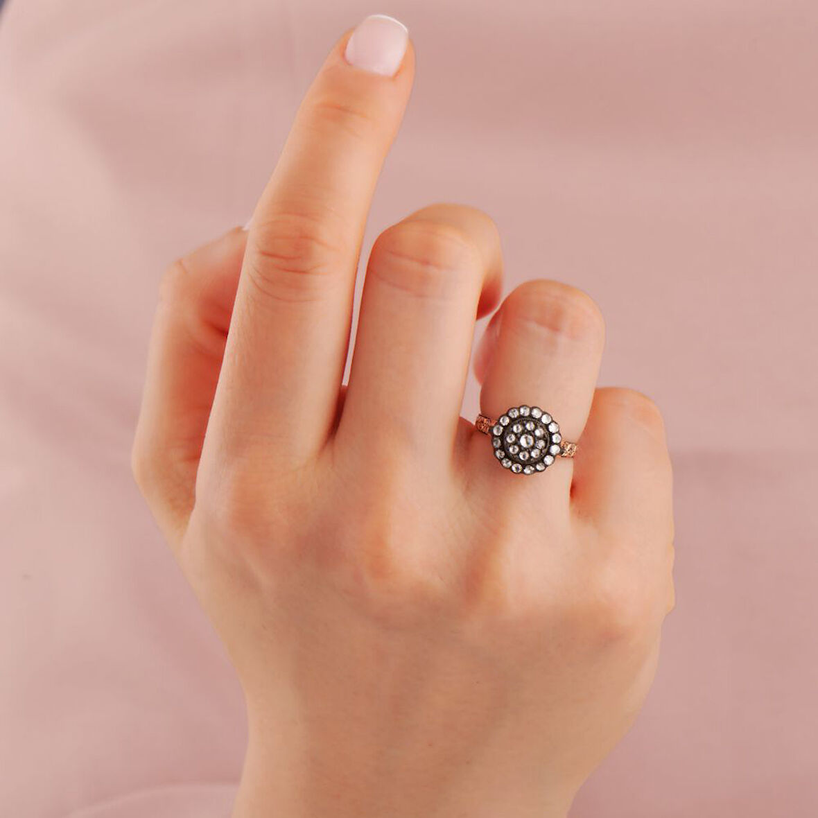 0.24 Karat Elmas Fantezi Yüzük