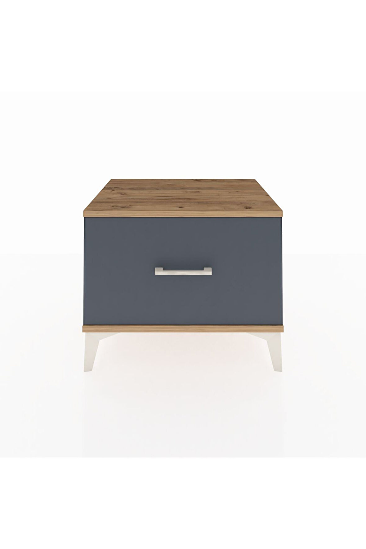 Hyperion Komodin Tek Çekmeceli 60x44x48 Çam-Antrasit