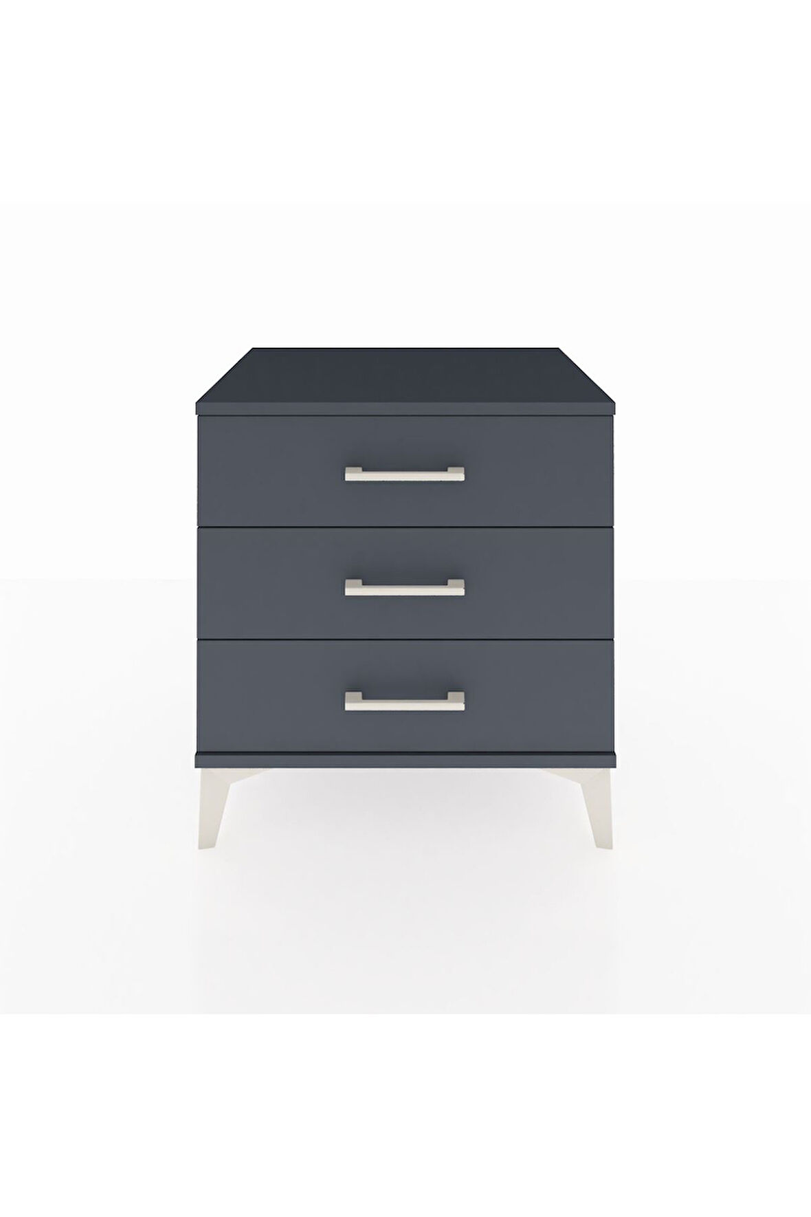 Hyperion Komodin 3 Çekmeceli 60x44x64 Antrasit-Antrasit