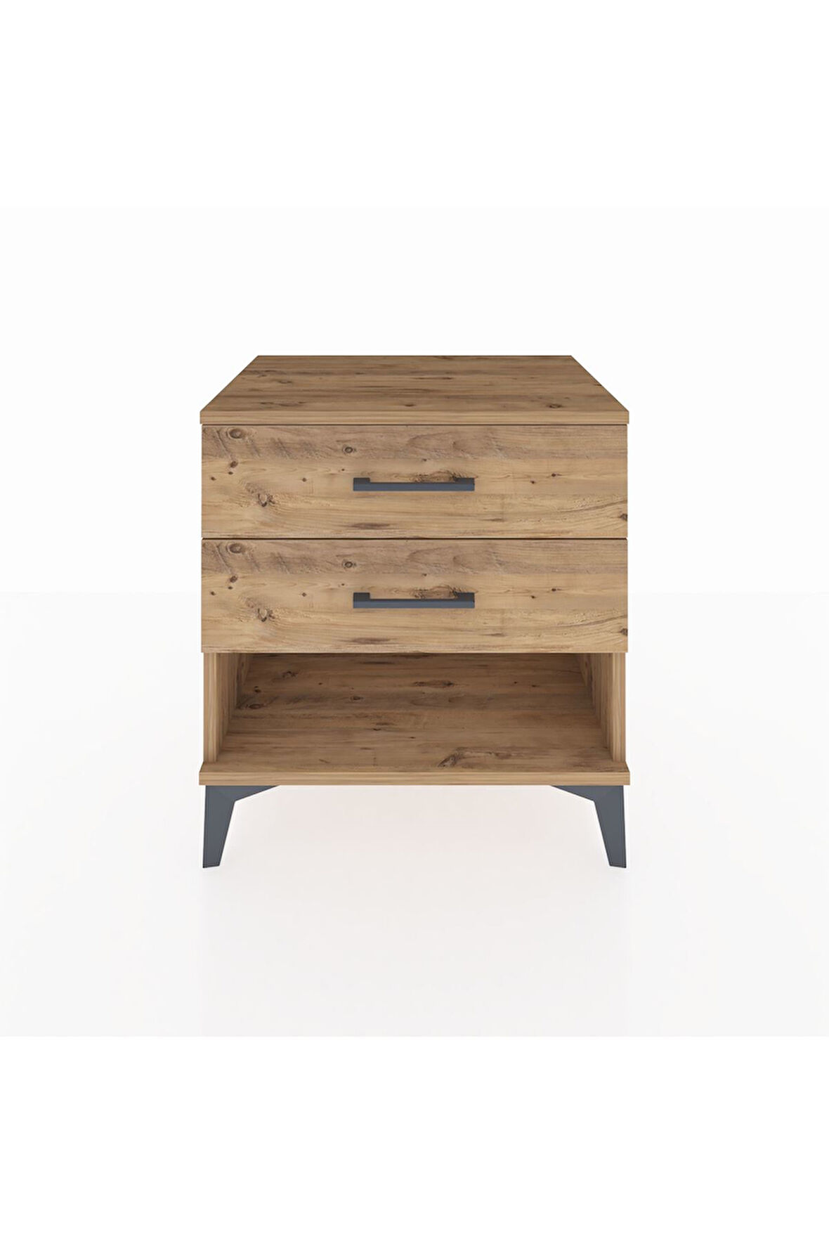Hyperion Komodin 2 Çekmeceli 60x44x64 Çam-Çam