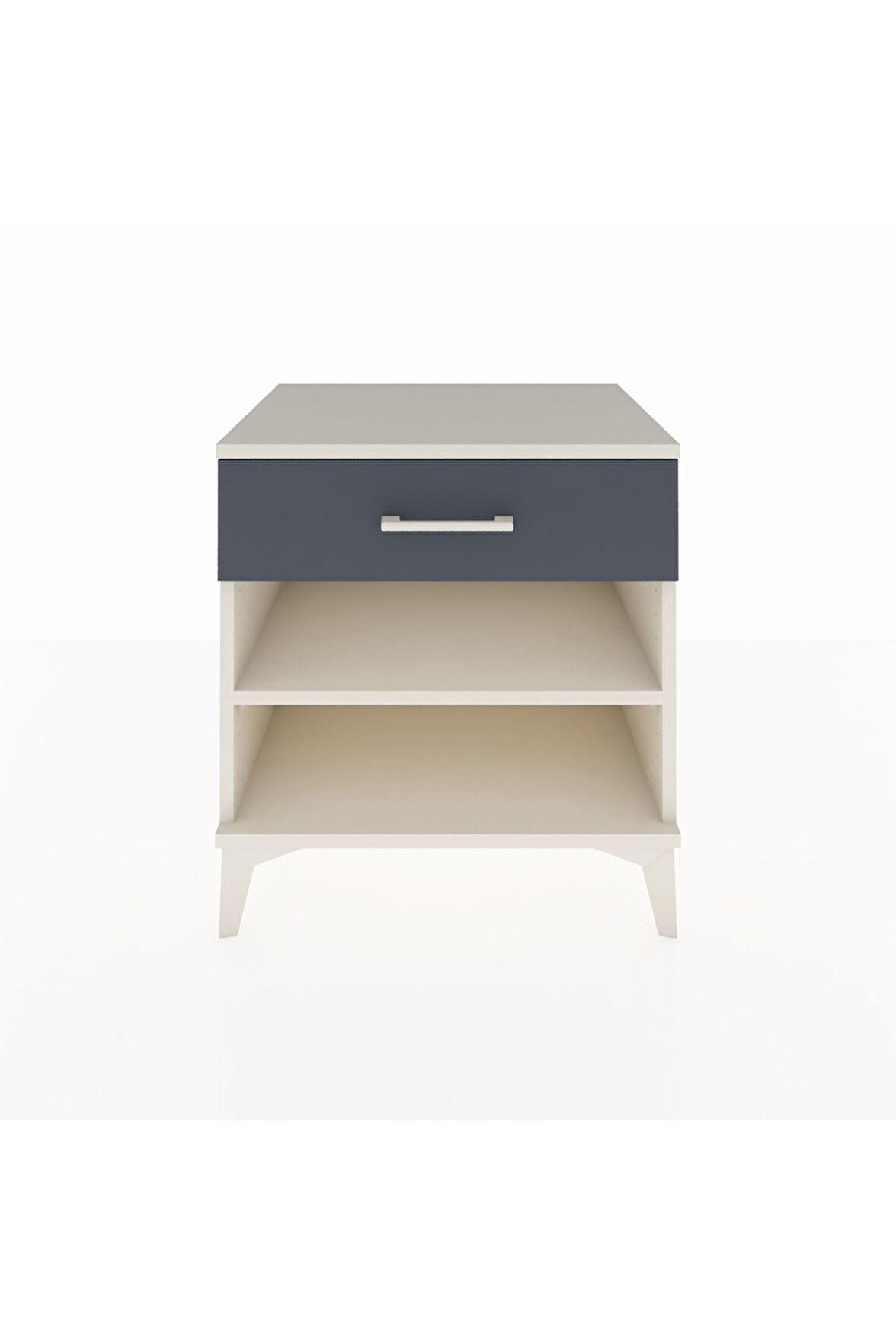 Hyperion Komodin Tek Raflı Tek Çekmeceli 60x44x64 Aytaşı-Antrasit