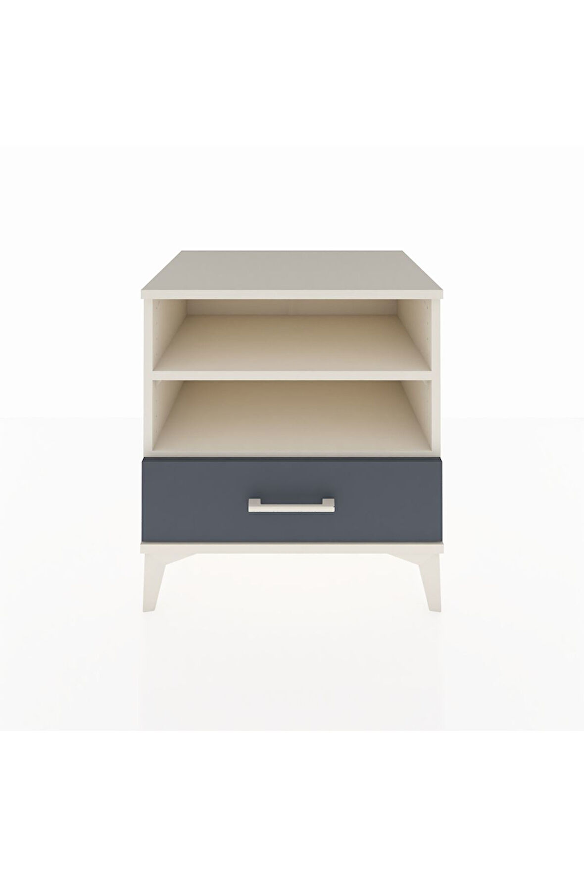 Hyperion Komodin 2 Raflı Tek Çekmeceli 60x44x64 Aytaşı-Antrasit