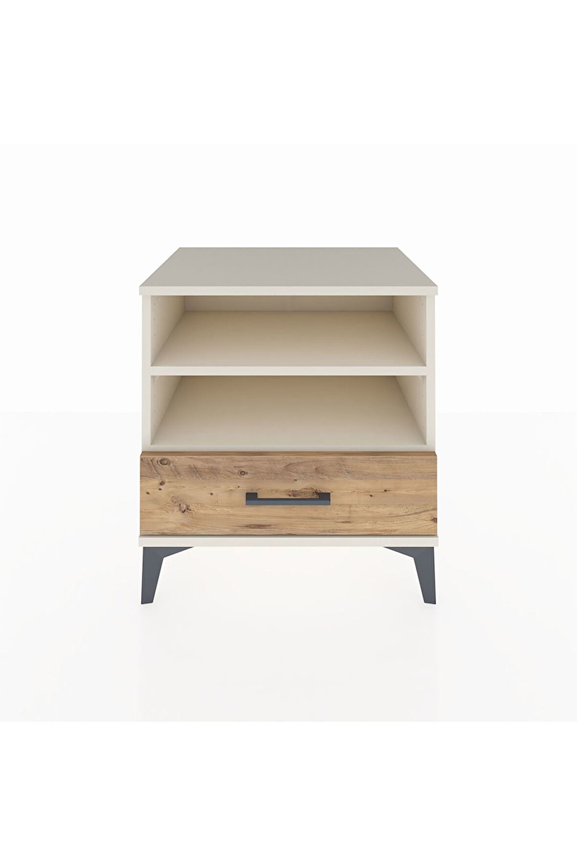 Hyperion Komodin 2 Raflı Tek Çekmeceli 60x44x64 Aytaşı-Çam