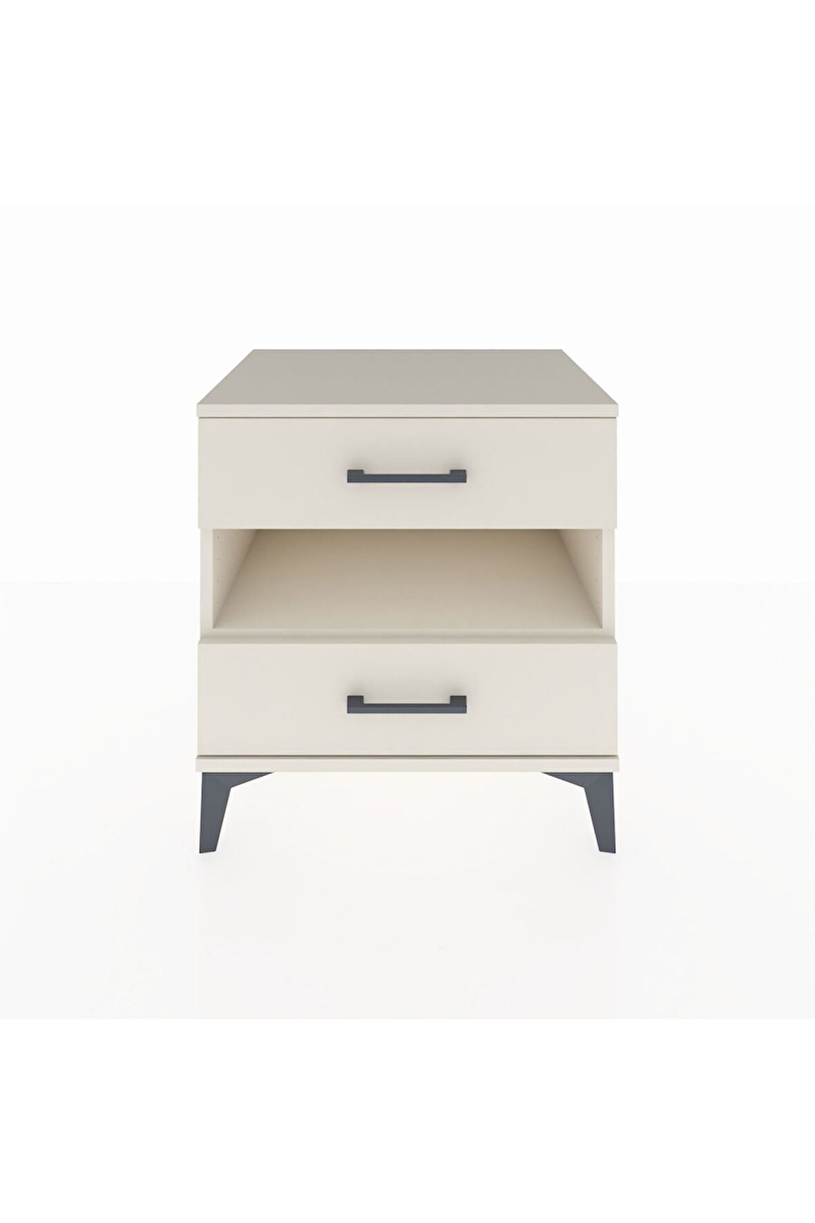 Hyperion Komodin Tek Raflı 2 Çekmeceli 60x44x64 Aytaşı-Aytaşı