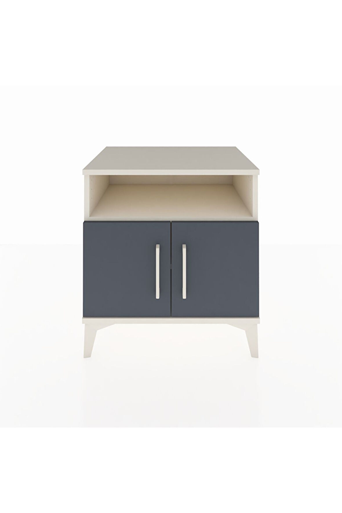 Hyperion Komodin 2 Raflı 2 Kapaklı 60x44x64 Aytaşı-Antrasit