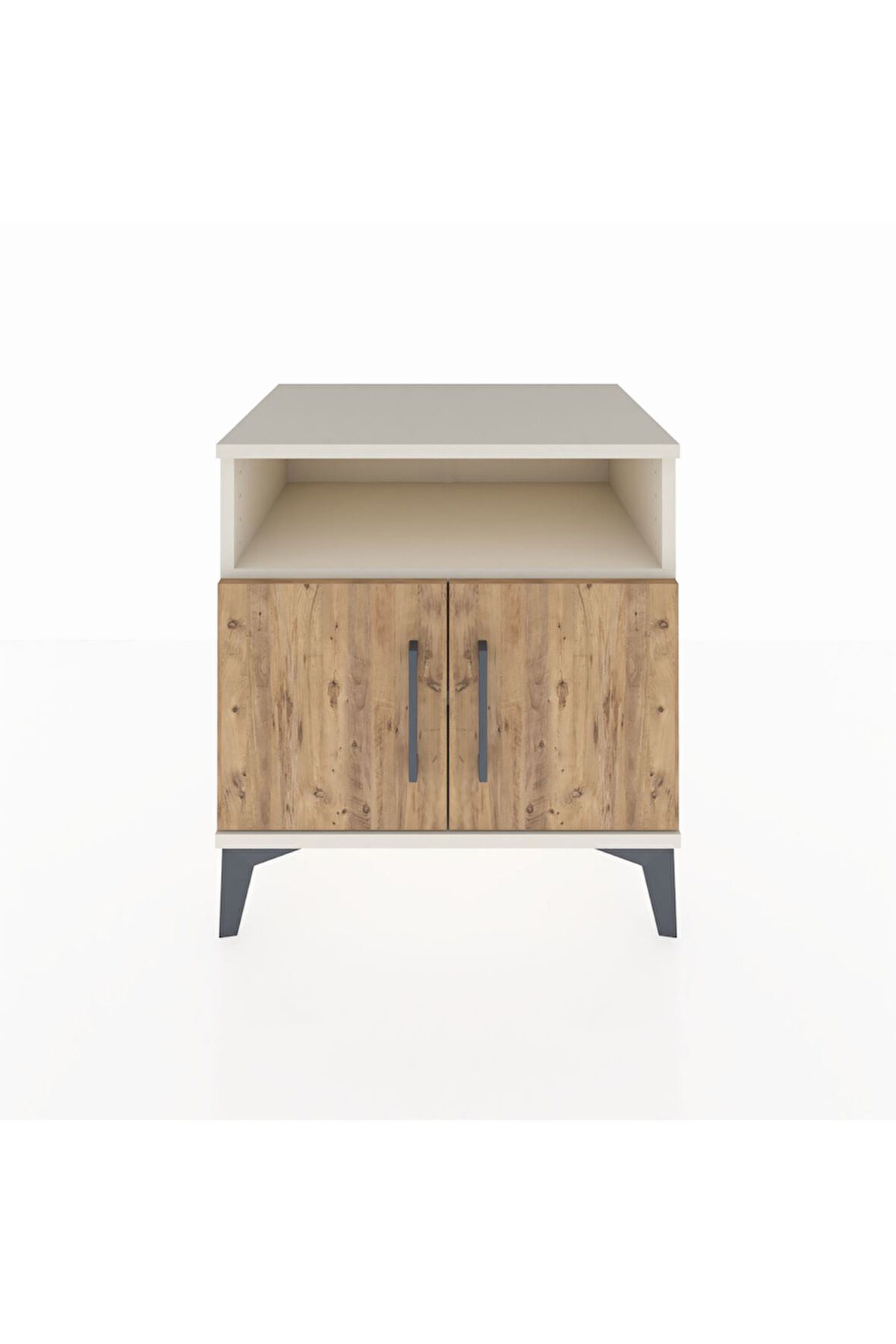 Hyperion Komodin 2 Raflı 2 Kapaklı 60x44x64 Aytaşı-Çam