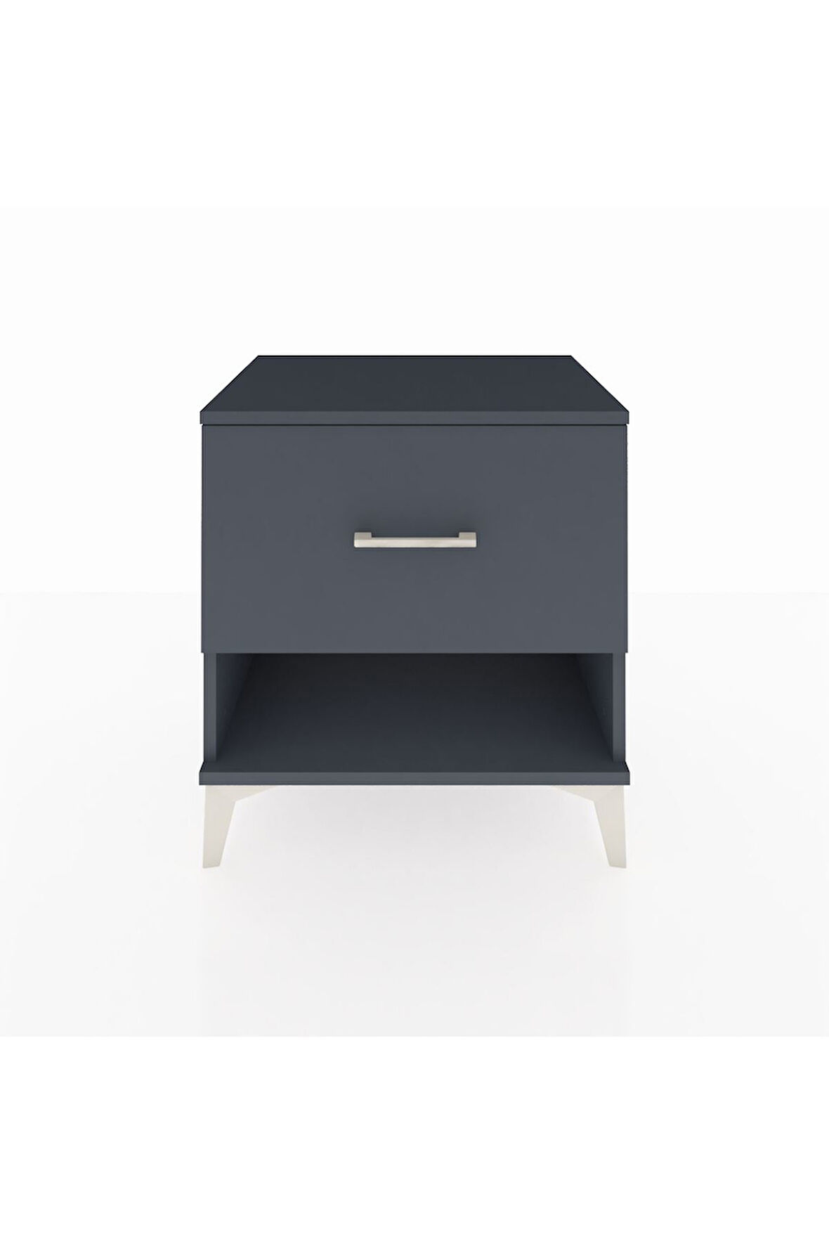 Hyperion Komodin Tek Çekmeceli 60x44x64 Antrasit-Antrasit