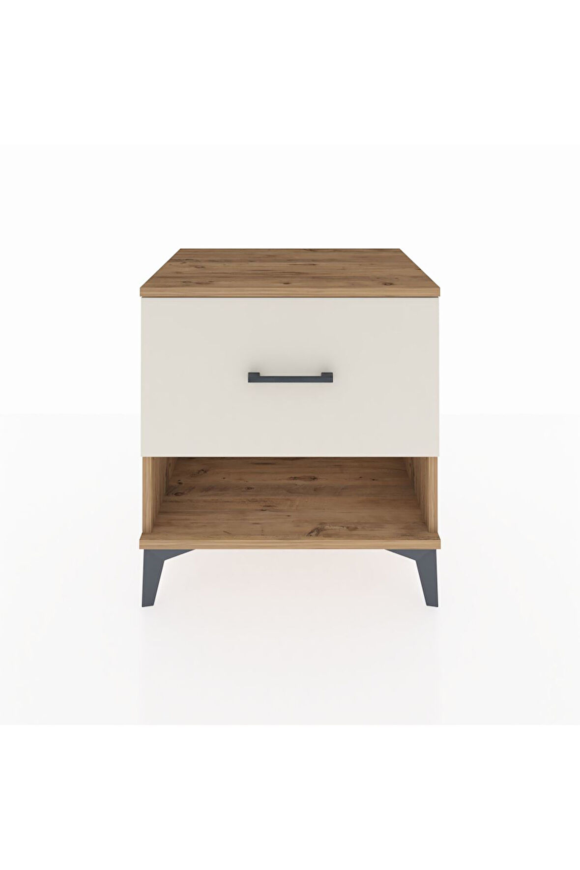 Hyperion Komodin Tek Çekmeceli 60x44x64 Çam-Aytaşı