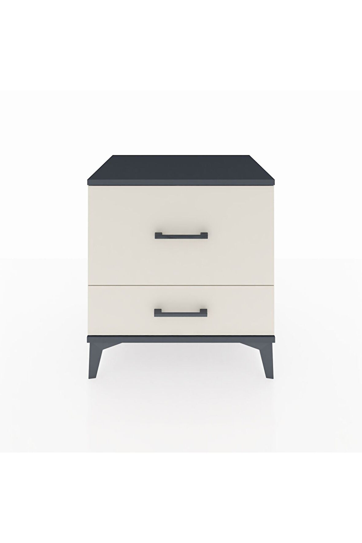 Hyperion Komodin 2 Çekmeceli 60x44x64 Antrasit-Aytaşı