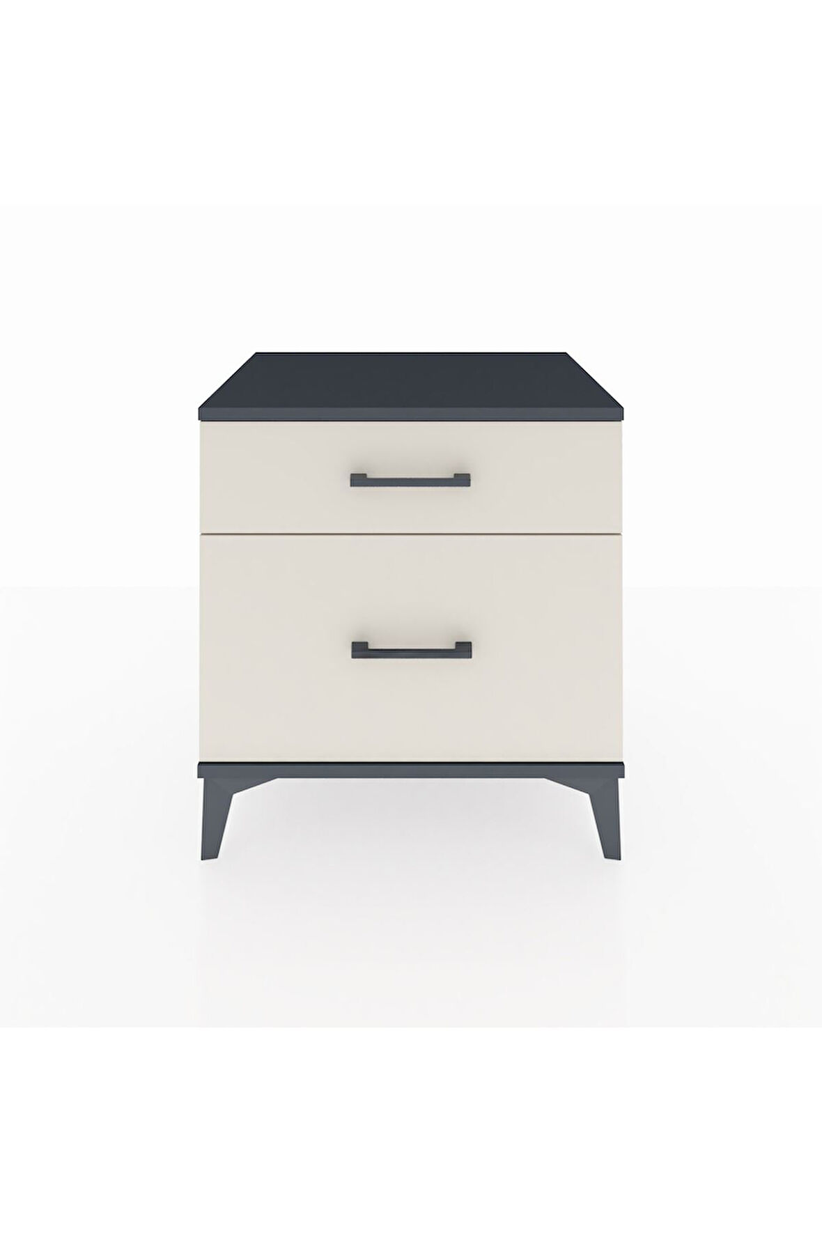 Hyperion Komodin 2 Çekmeceli 60x44x64 Antrasit-Aytaşı