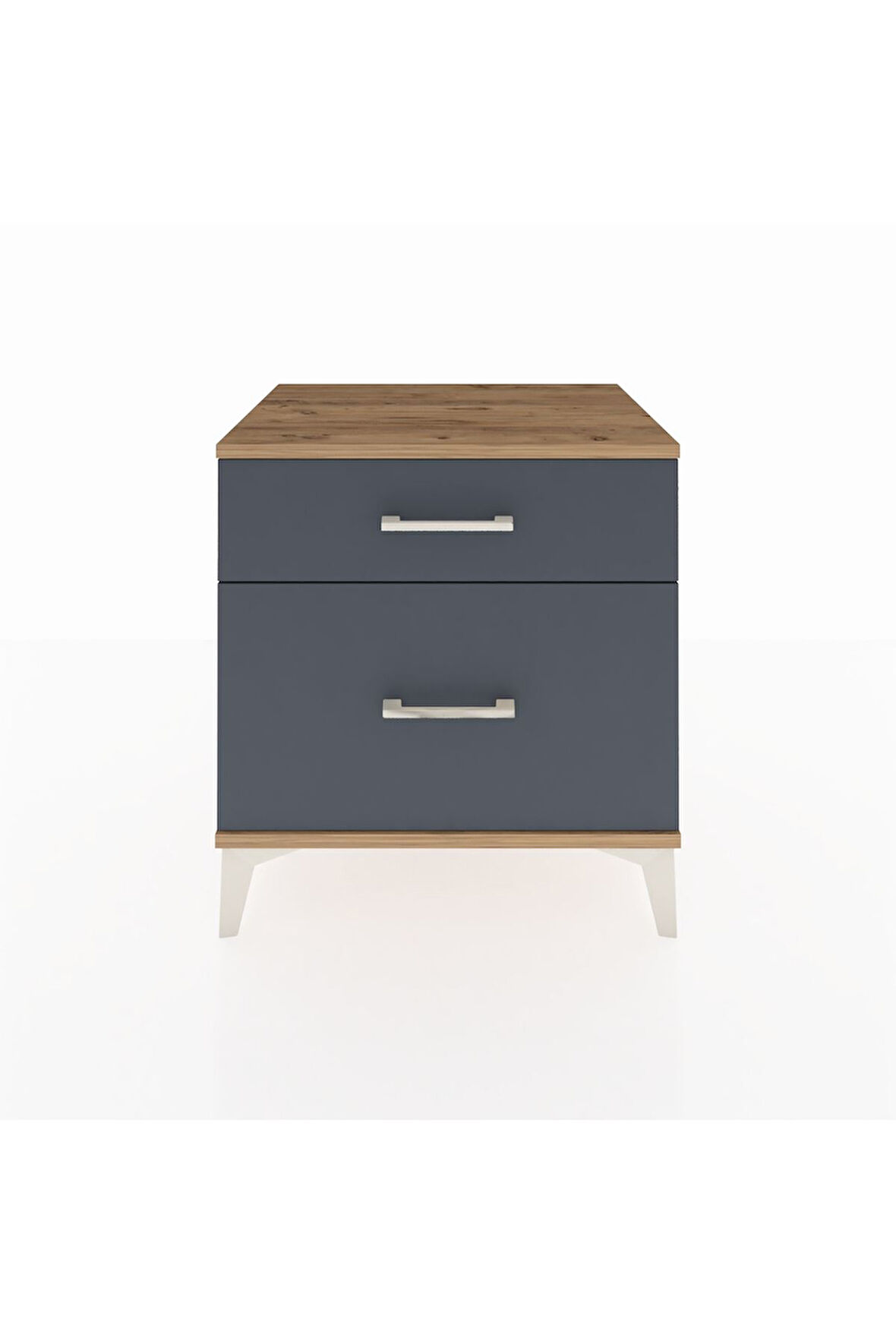 Hyperion Komodin 2 Çekmeceli 60x44x64 Çam-Antrasit