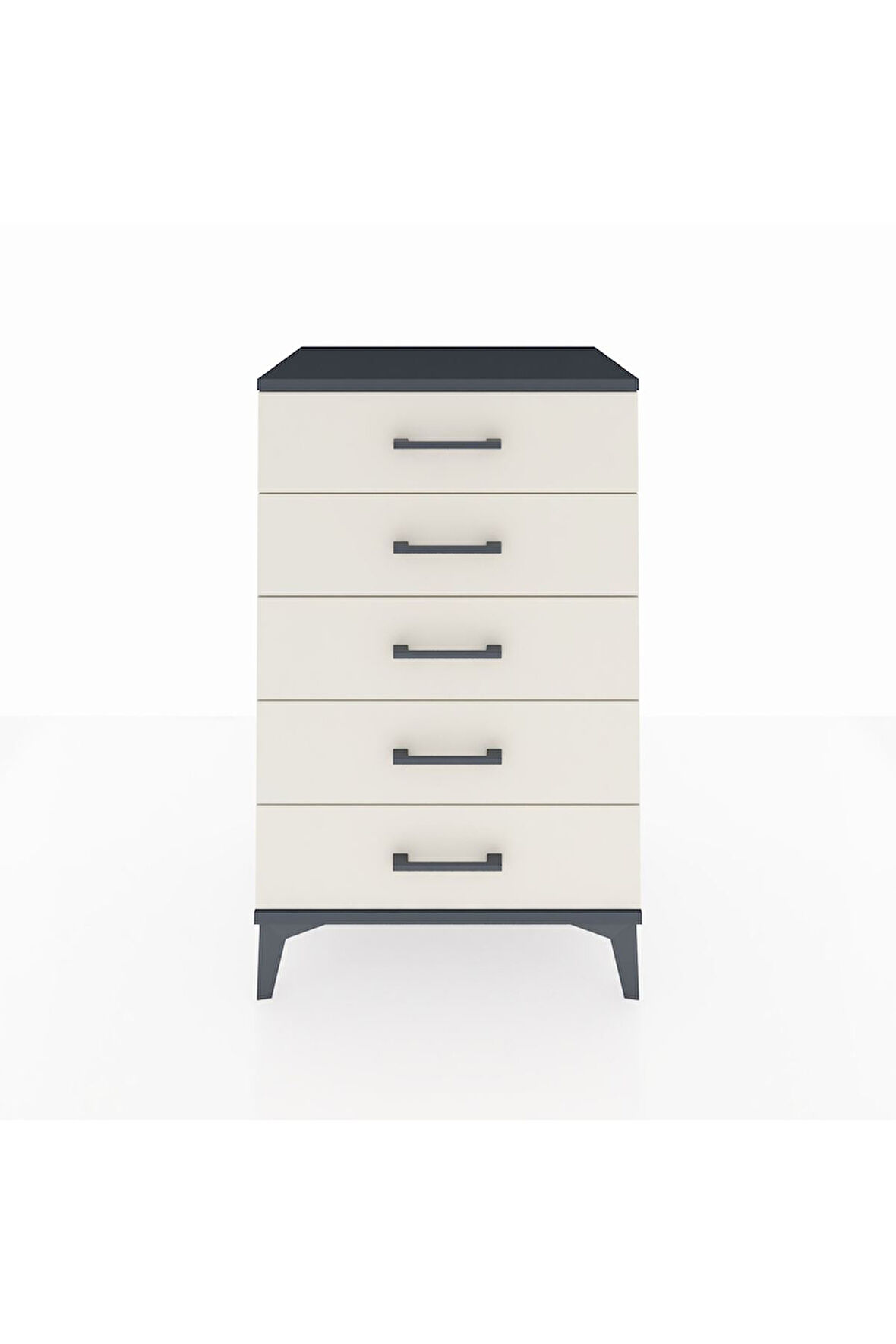 Hyperion Komodin 5 Çekmeceli 60x44x96 Antrasit-Aytaşı