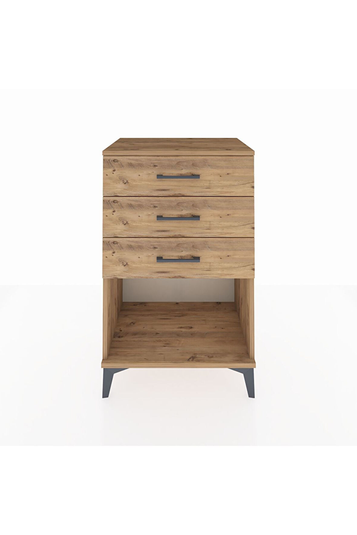 Hyperion Komodin 3 Çekmeceli 60x44x96 Çam-Çam