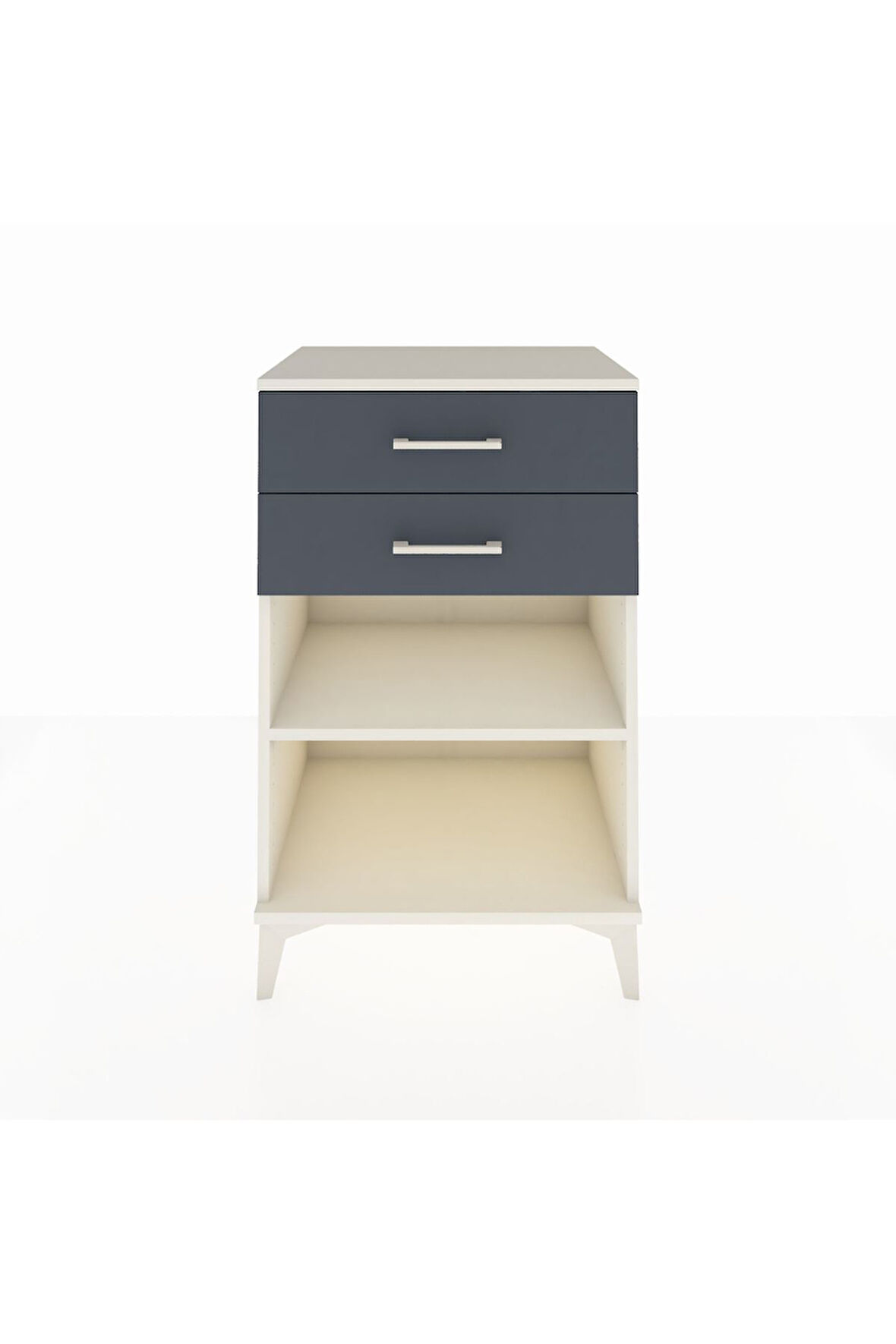 Hyperion Komodin Tek Raflı 2 Çekmeceli 60x44x96 Aytaşı-Antrasit