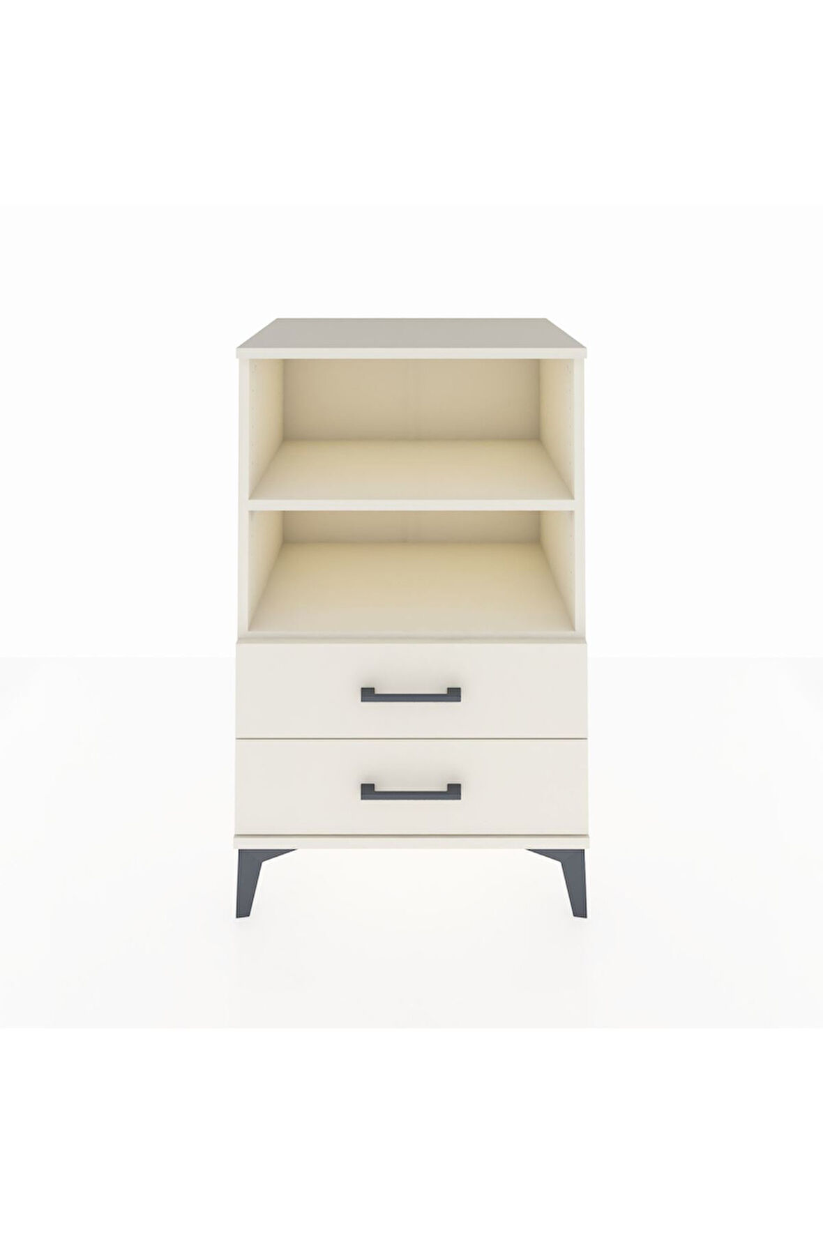 Hyperion Komodin 2 Raflı 2 Çekmeceli 60x44x96 Aytaşı-Aytaşı