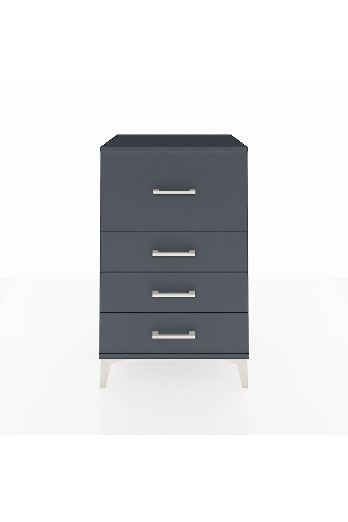 Hyperion Komodin 4 Çekmeceli 60x44x96 Antrasit-Antrasit