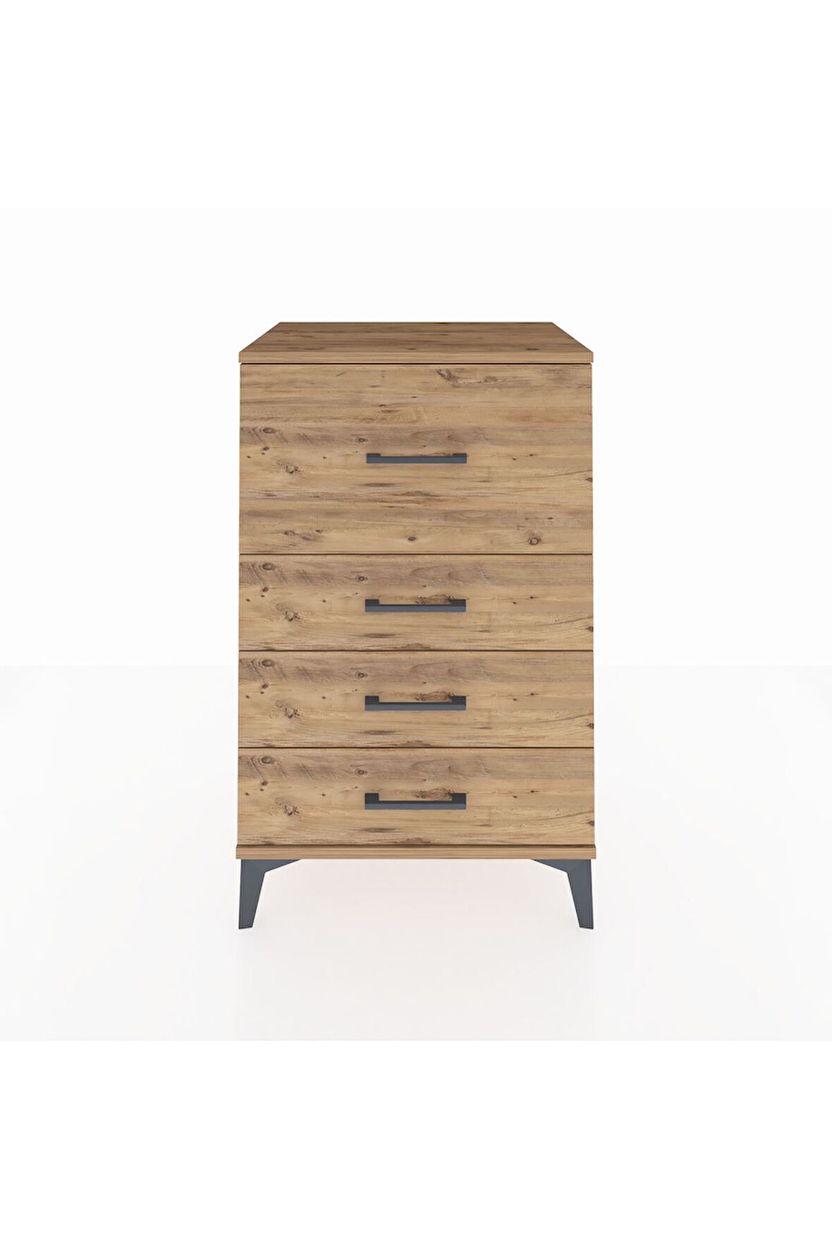 Hyperion Komodin 4 Çekmeceli 60x44x96 Çam-Çam