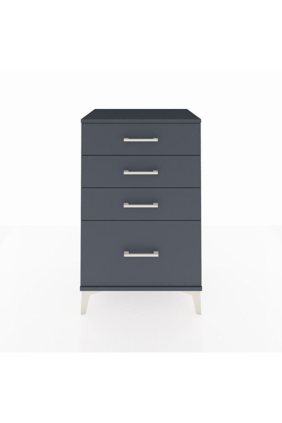 Hyperion Komodin 4 Çekmeceli 60x44x96 Antrasit-Antrasit