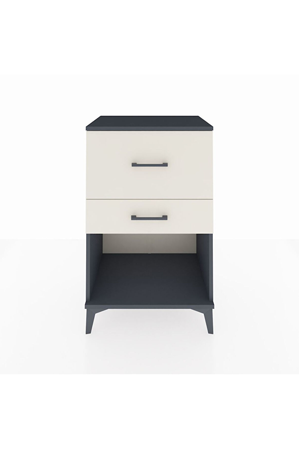 Hyperion Komodin 2 Çekmeceli 60x44x96 Antrasit-Aytaşı