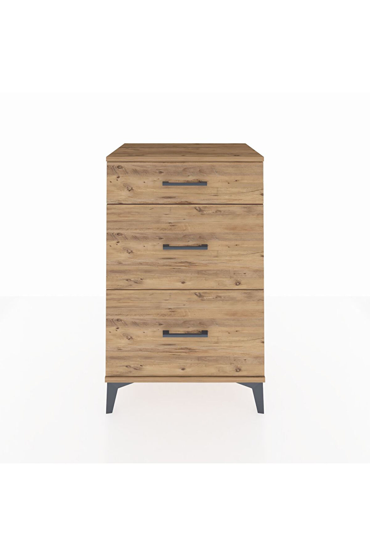 Hyperion Komodin 3 Çekmeceli 60x44x96 Çam-Çam